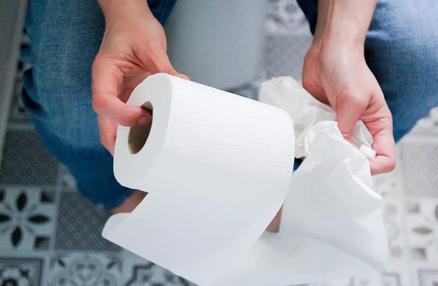 One of the most common symptoms is blood in your stool (Getty stock photo)