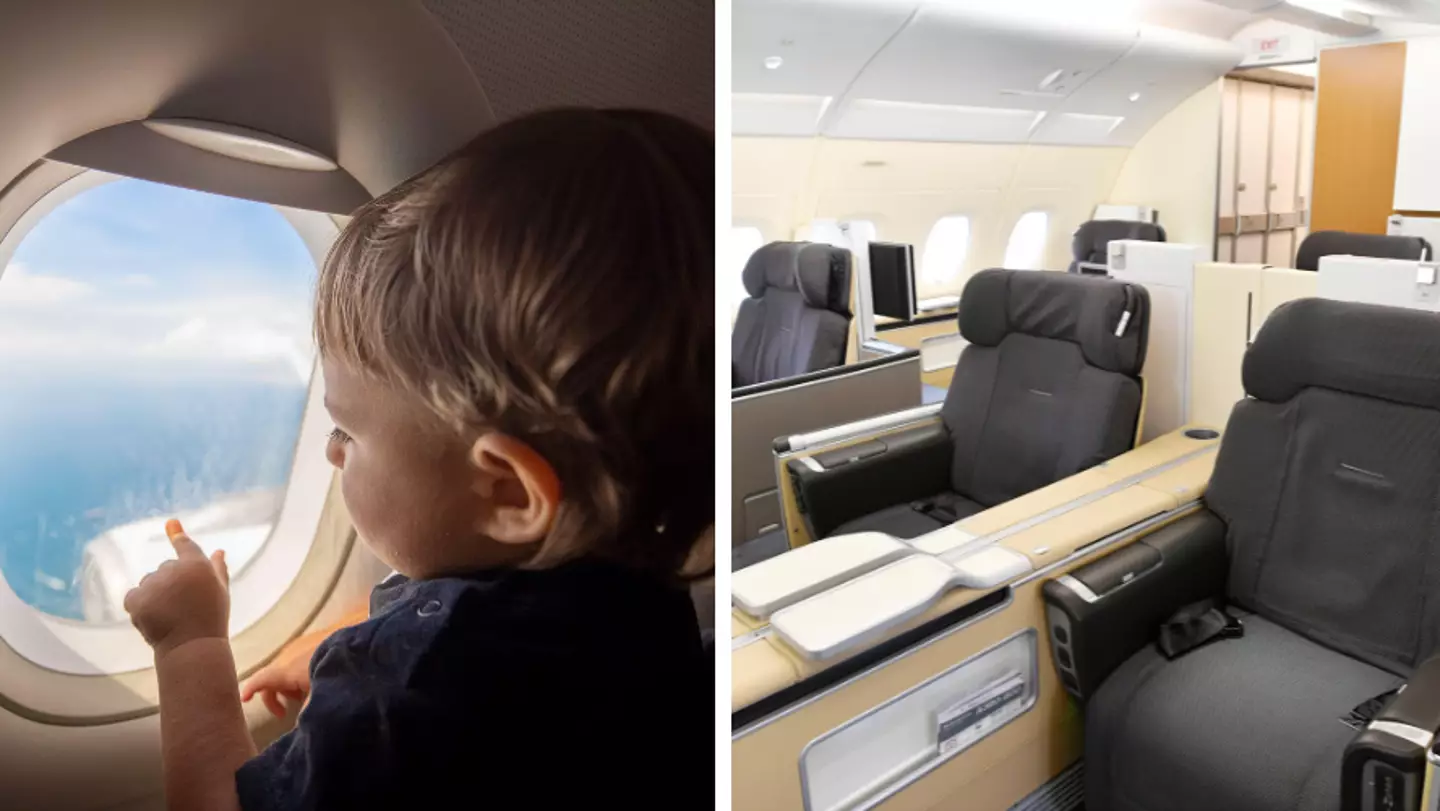 Mum slammed by fellow passenger after she booked toddler first class plane seat