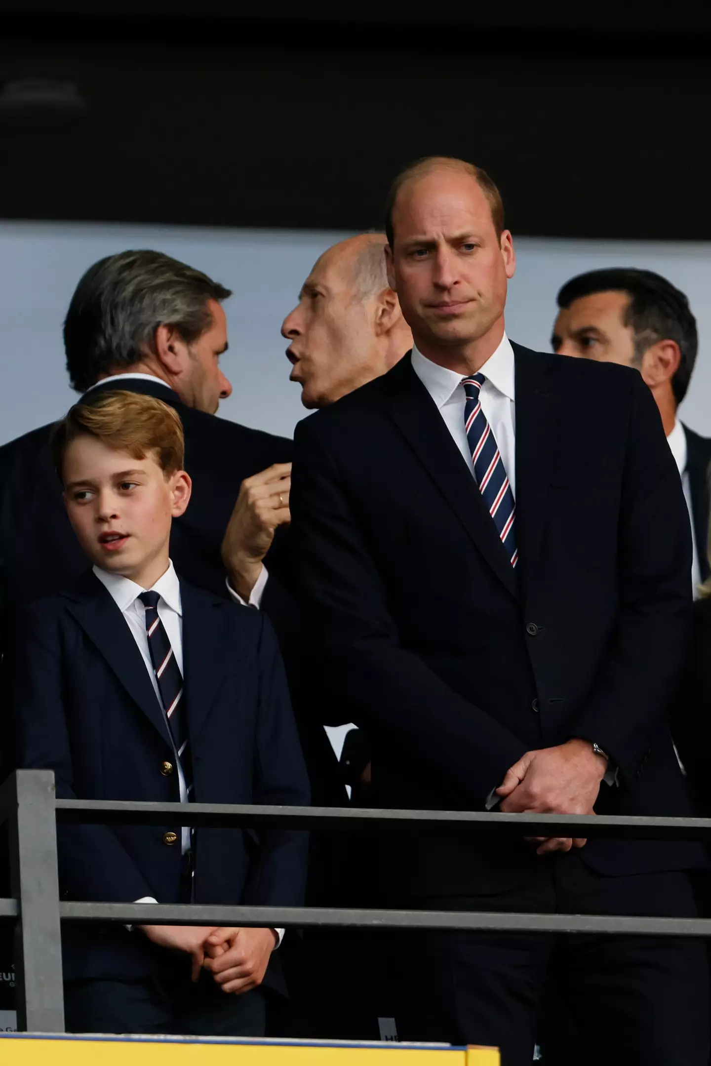 The young Royal wore a suit for his appearance at the EUROs final earlier this summer (Richard Sellers/Sportsphoto/Allstar via Getty Images)