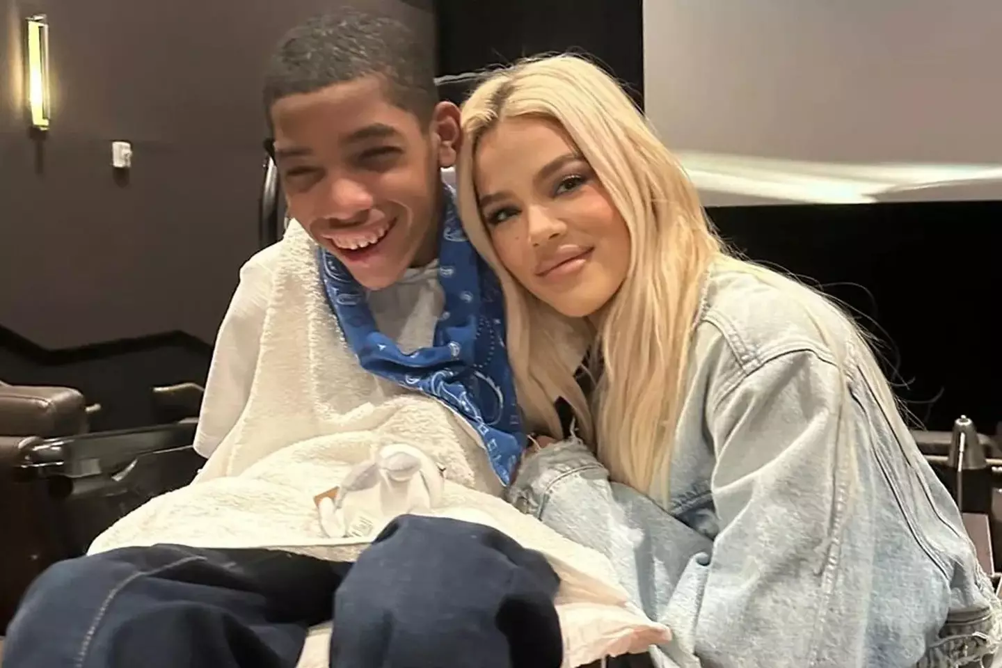 Khloé Kardashian has praised the 18-year-old and said he is an 'amazing young man' (Instagram/@khloekardashian)