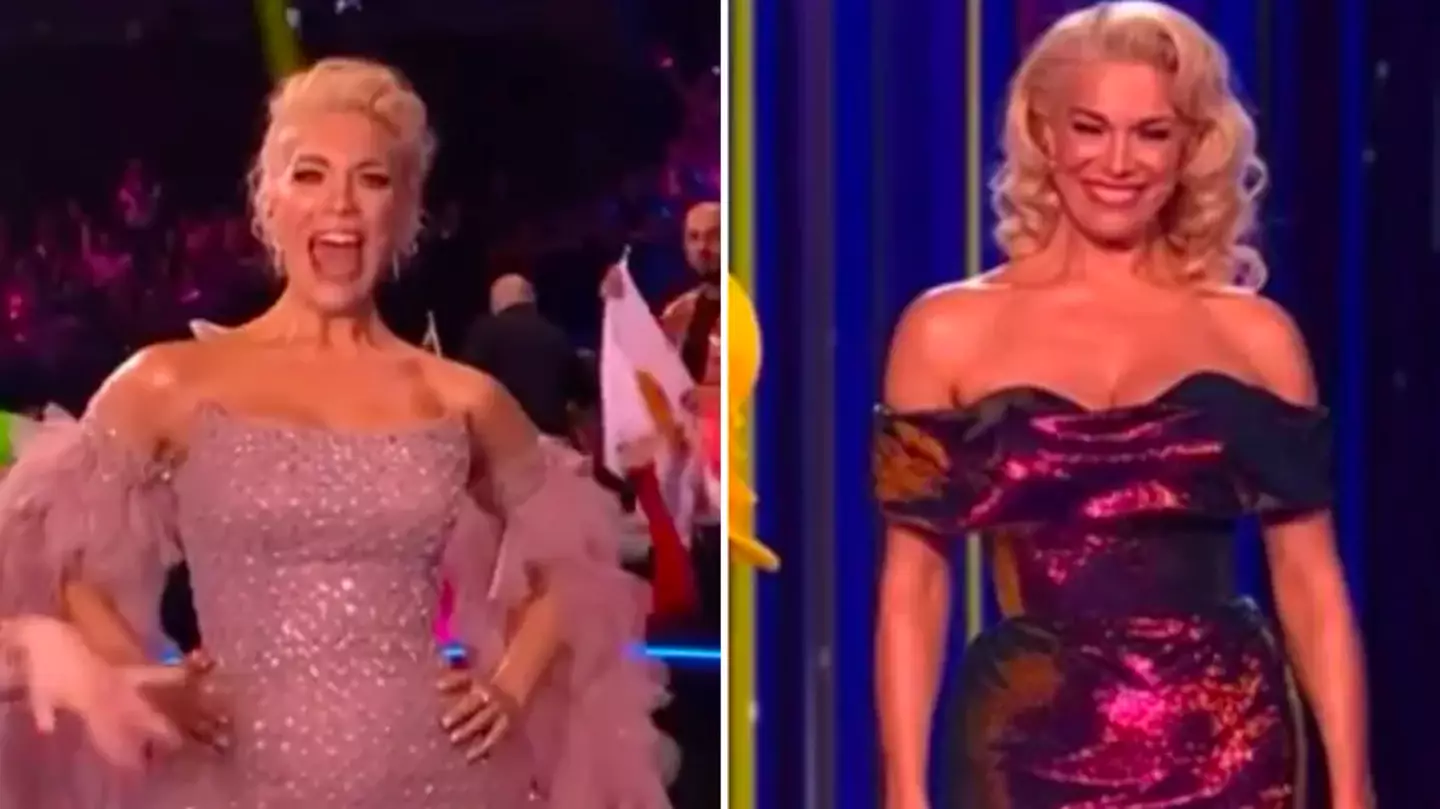 Eurovision fans notice Hannah Waddingham changed outfit during show