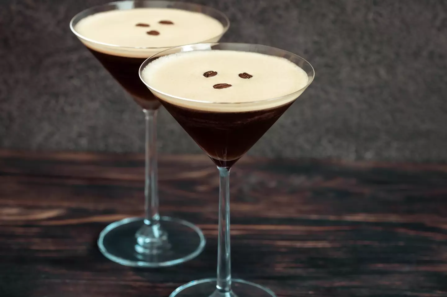 The expert recommends grating some parmesan over your espresso martini cocktail.