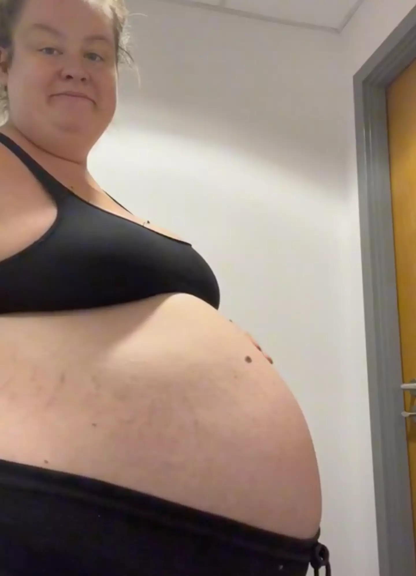Mum Charlotte has been documenting her pregnancy on TikTok.