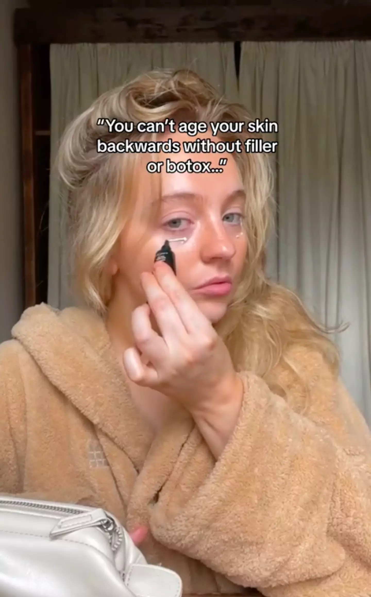 British skincare guru, Elle McNamara, took to TikTok to share her 'de-ageing' skincare routine.