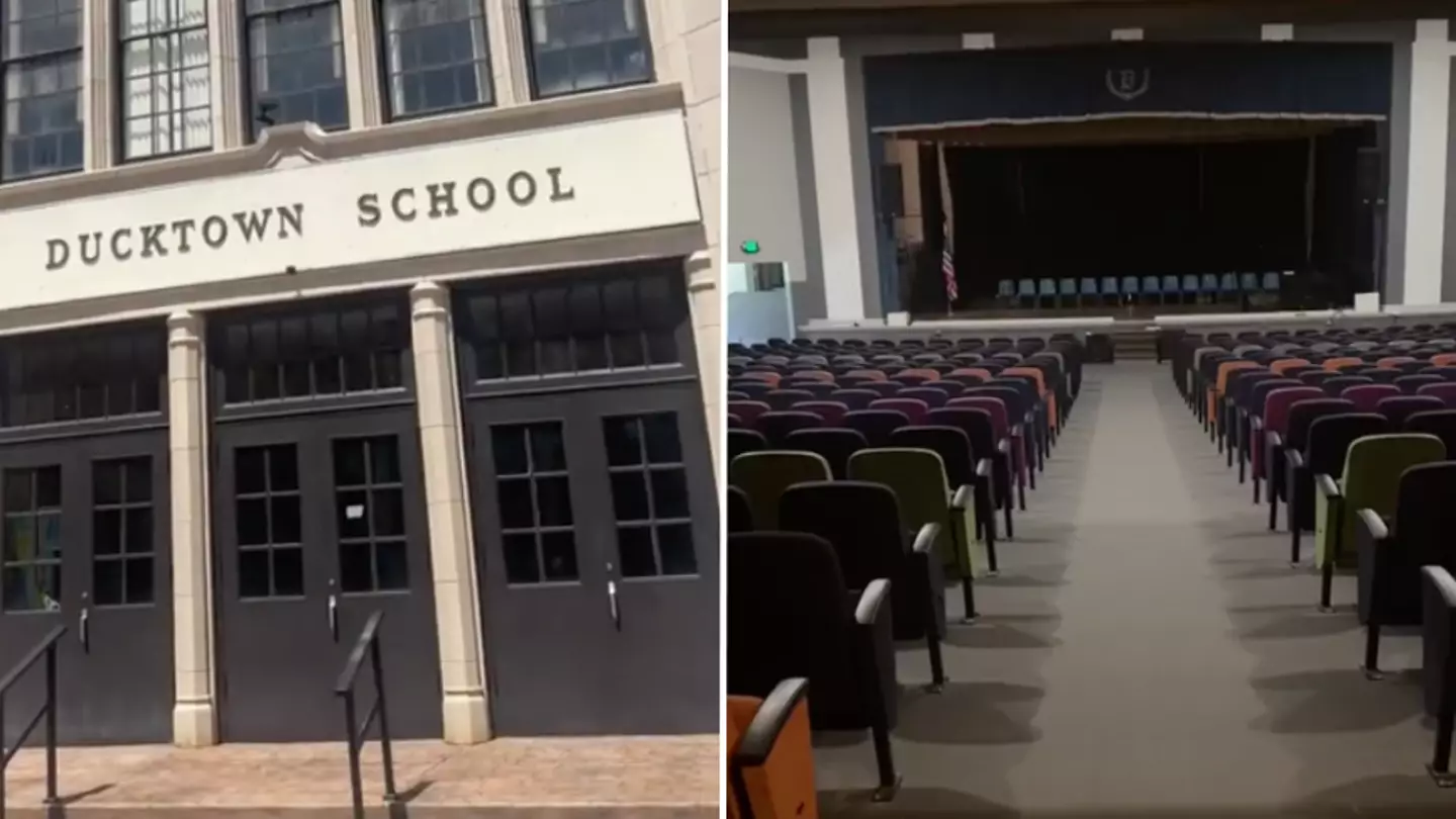 Woman reveals dad bought school that had been abandoned for 15 years following plans to renovate it