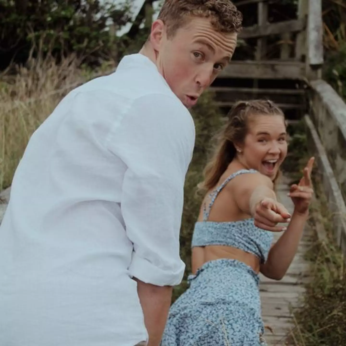 The couple are hoping to get married next year.