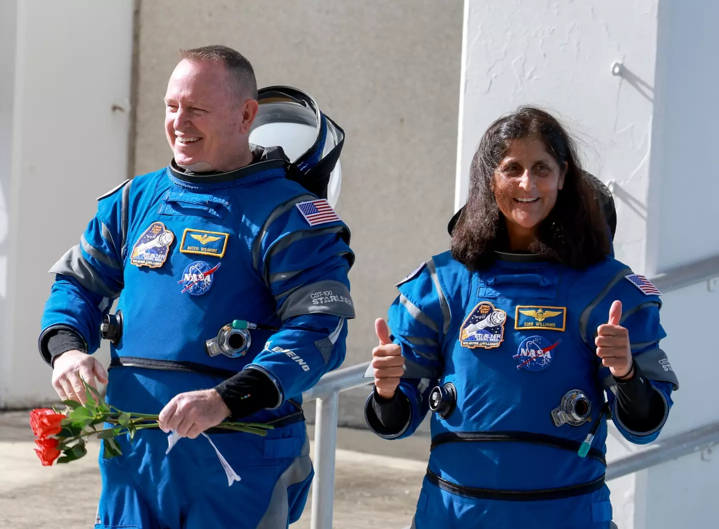 The duo ended up in space for nine months (Joe Raedle/Getty Images)