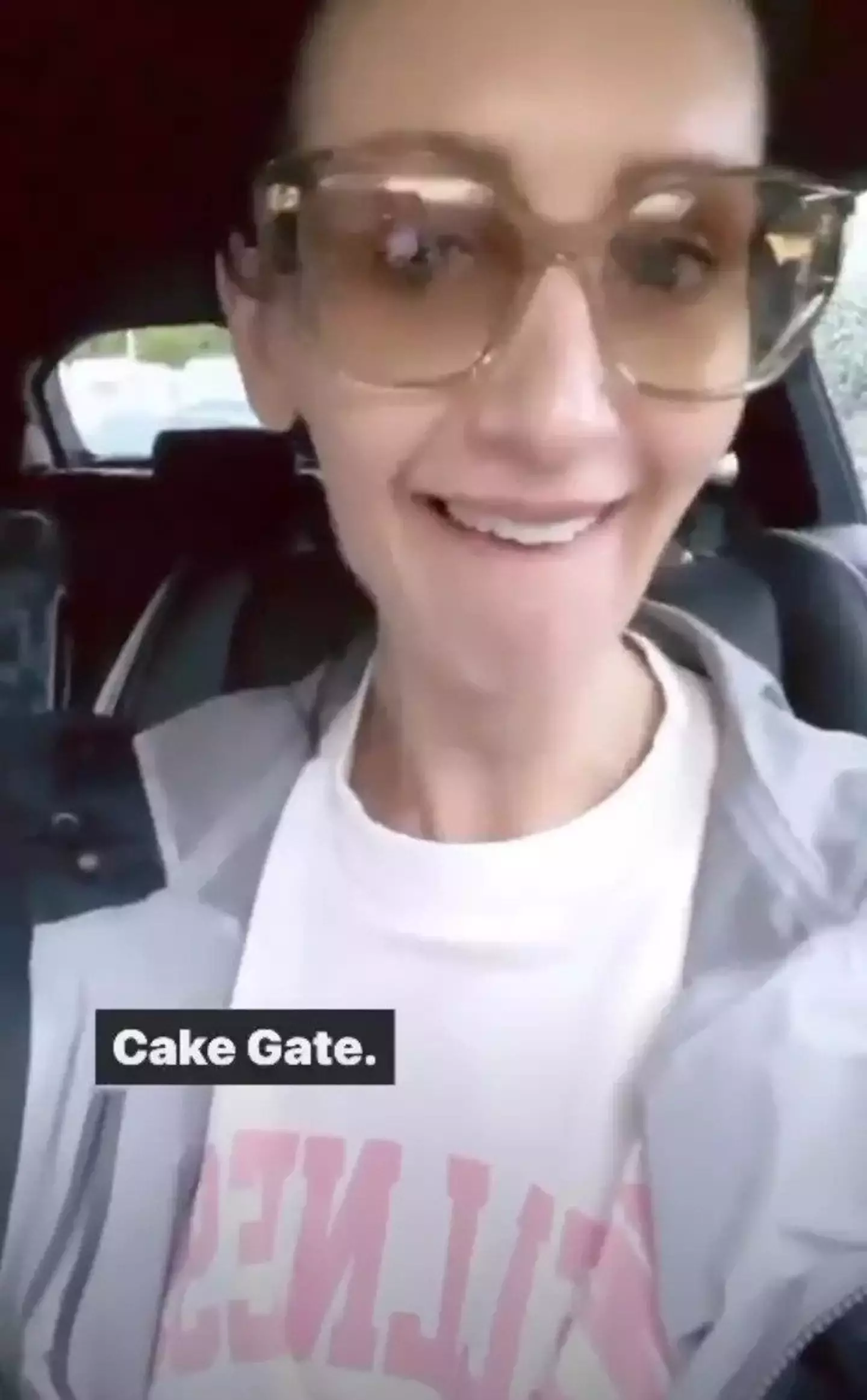 Catherine Tyldesley has been criticised for the request, though she says she was unaware of it.