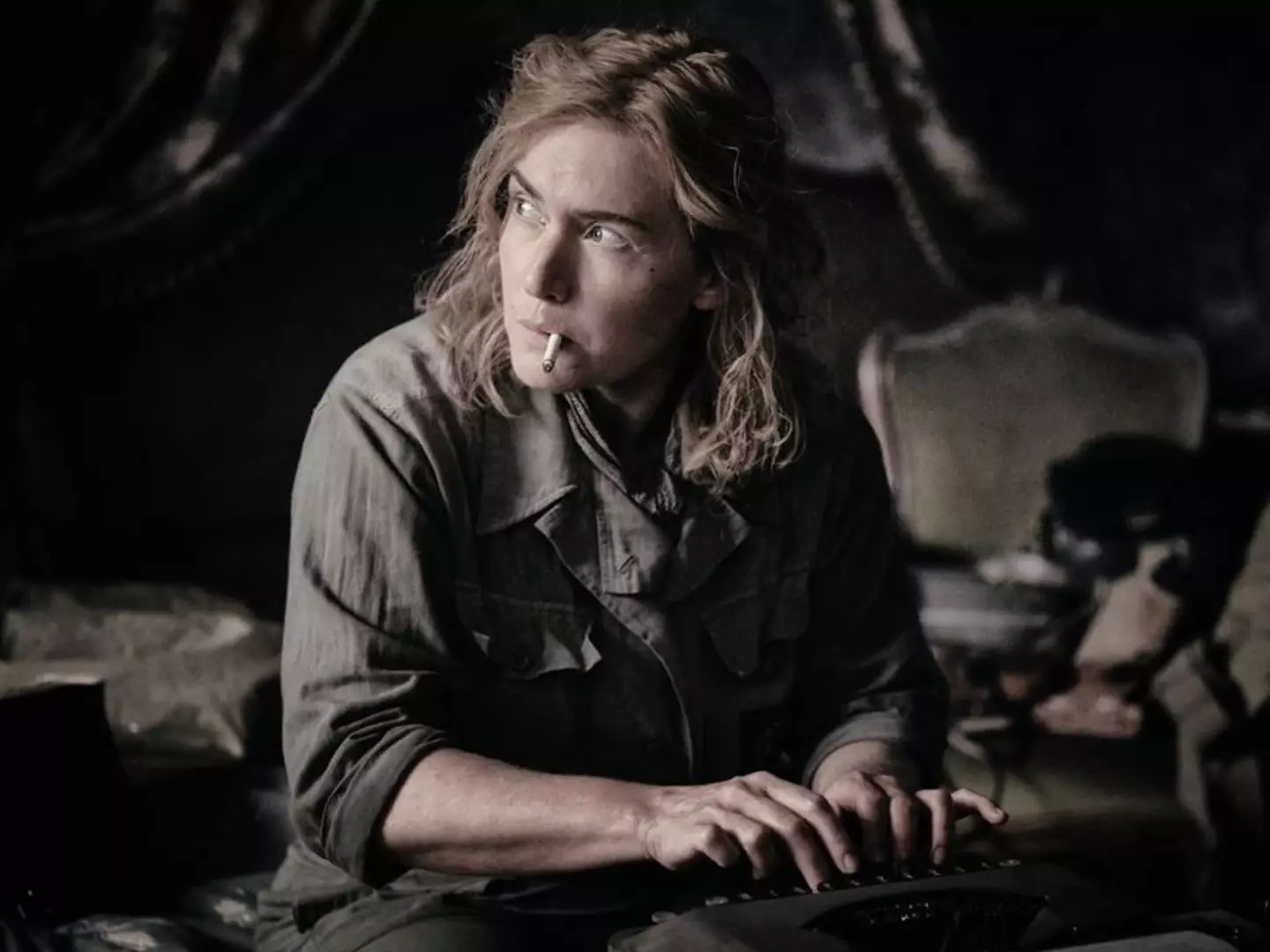 Winslet stars as Lee Miller in the British biographical drama film.