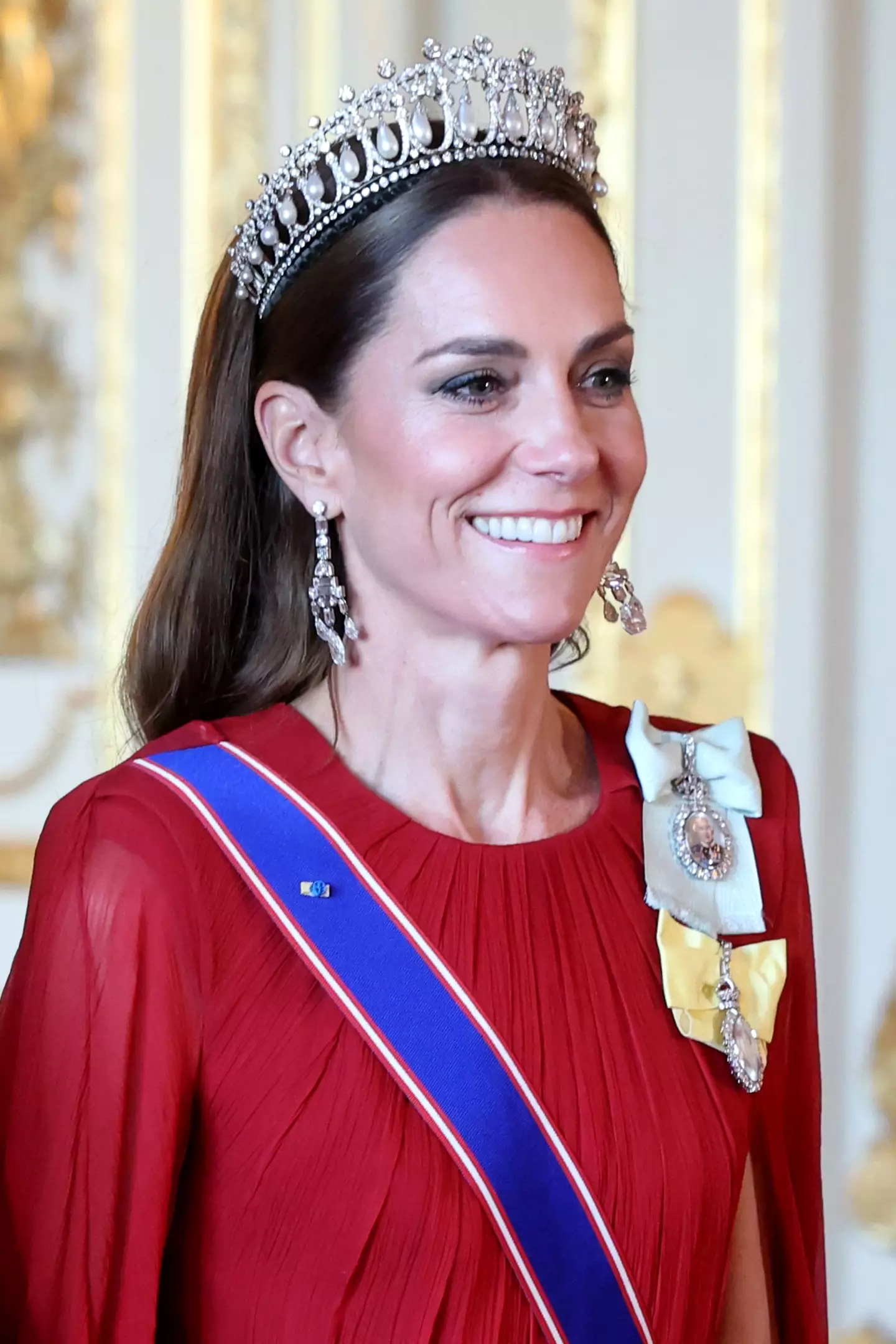 Kate has worn the tiara several times for royal engagements (Chris Jackson/Getty Images)