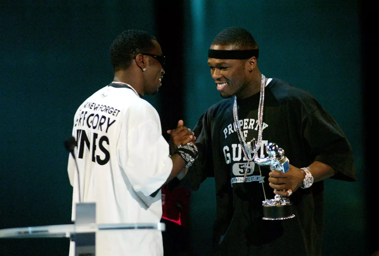 The rappers' feud ignited when 50 Cent released 'The Bomb' in 2006 (Chris Polk/FilmMagic)