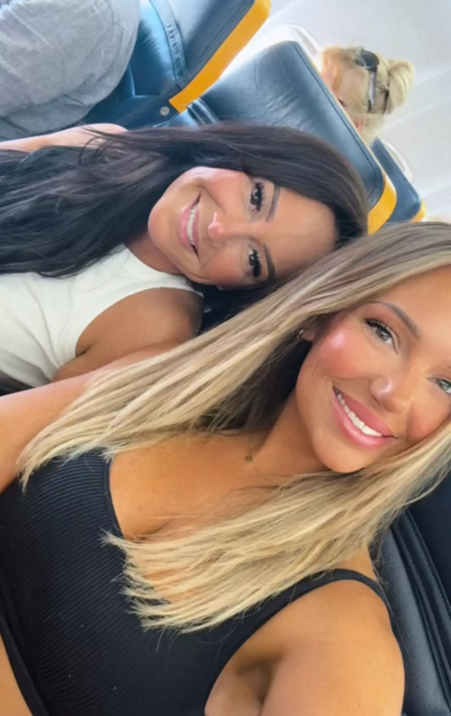 The two friends lucked out with their mystery holiday. (@georginaann3/TikTok)