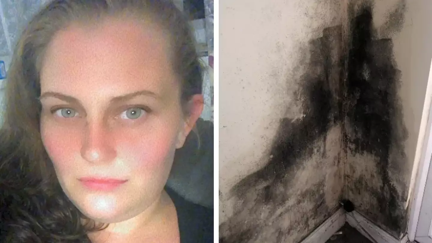 Mum says asthmatic son is 'struggling to breathe' in their mould covered flat