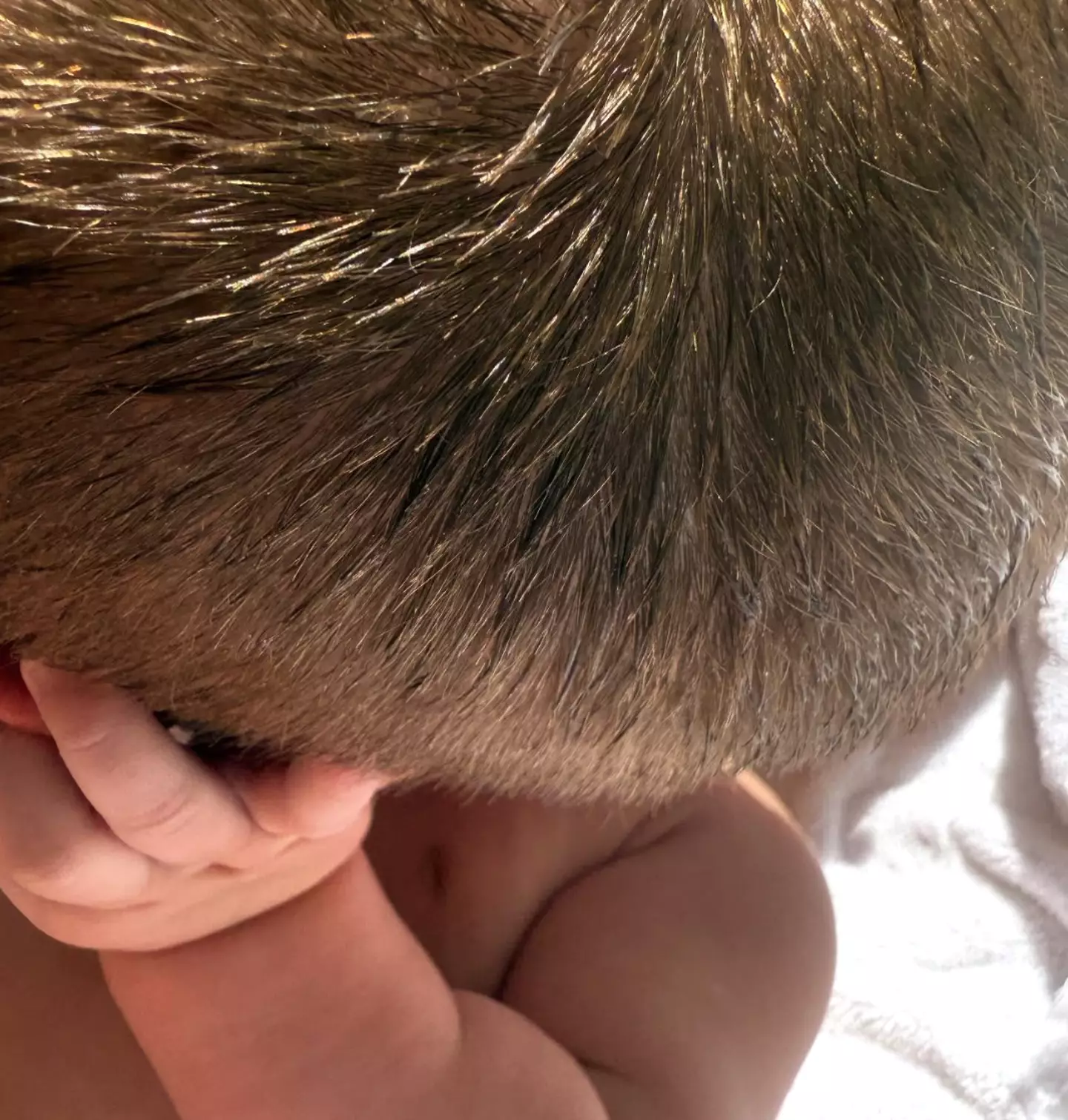 Bieber shared a snap of his baby last week (instagram/justinbieber)