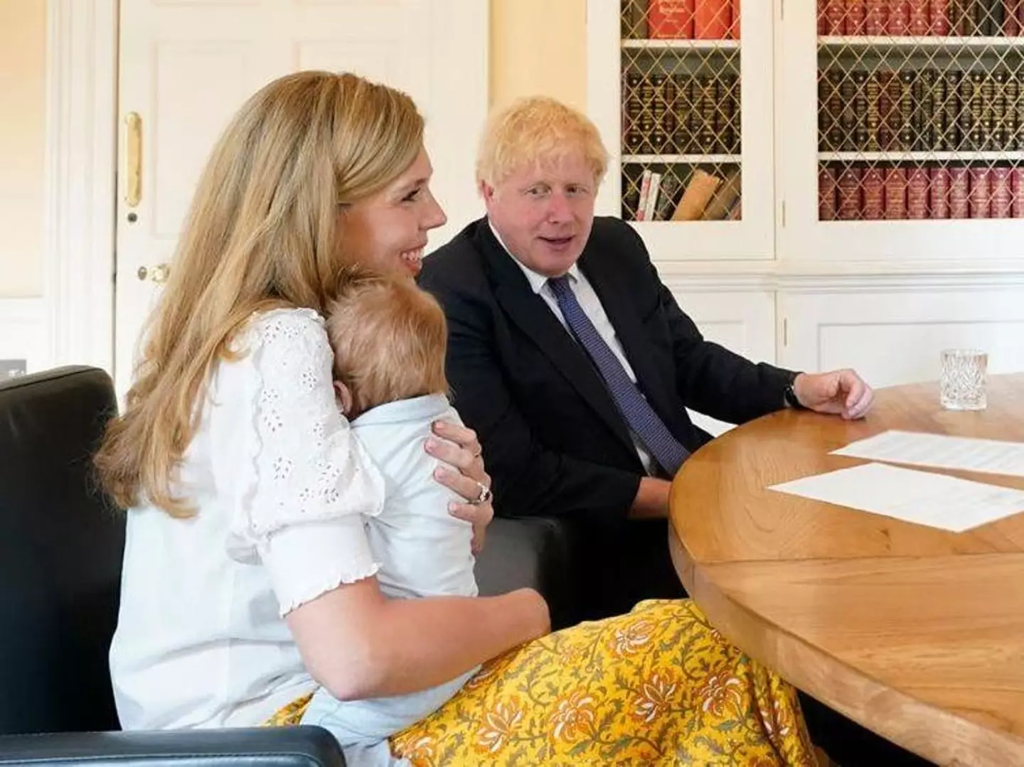 Boris Johnson welcomed son Wilfred earlier this year (