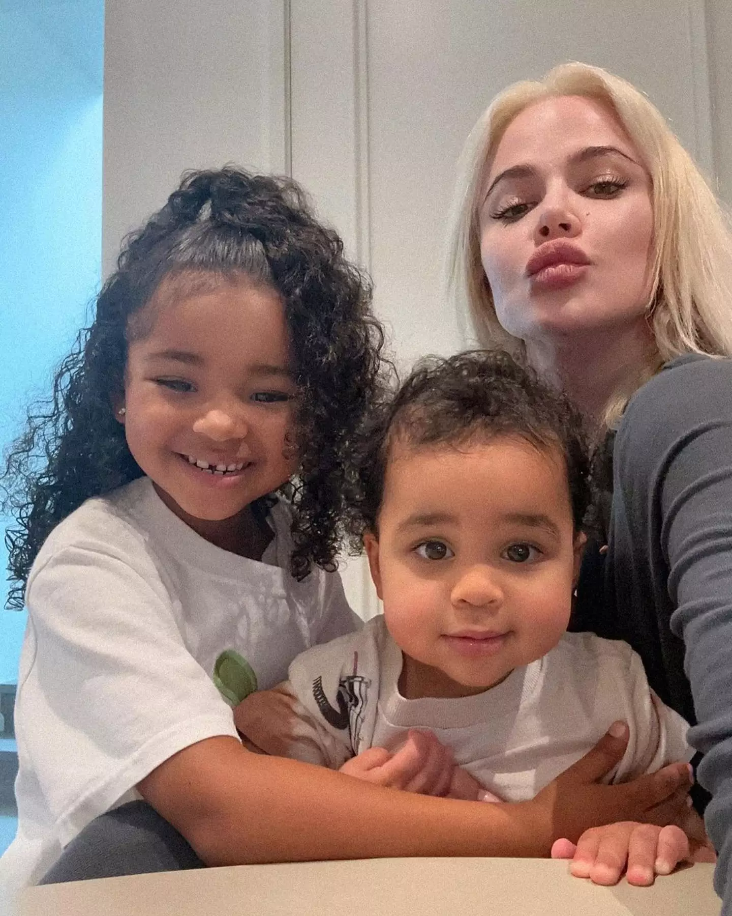 Khloe is also mum to five-year-old True.