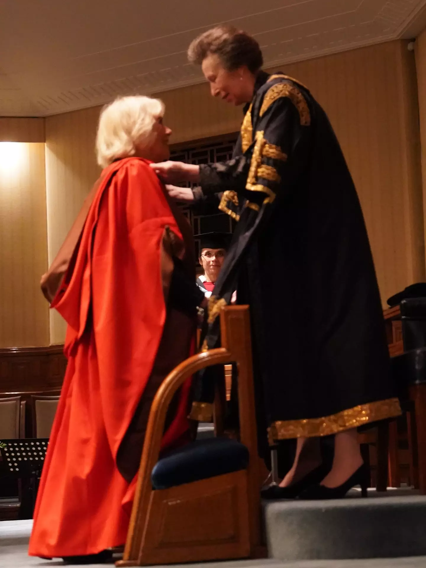 Princess Anne made sure Queen Camilla stuck to royal protocol during a joint engagement last year (Arthur Edwards - WPA Pool/Getty Images)