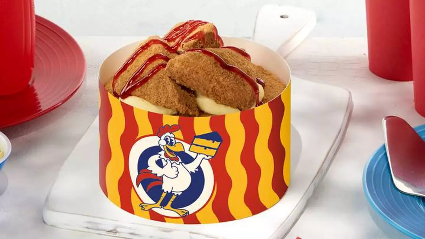 You can now buy a cake that looks like a bucket of fried chicken at Asda (