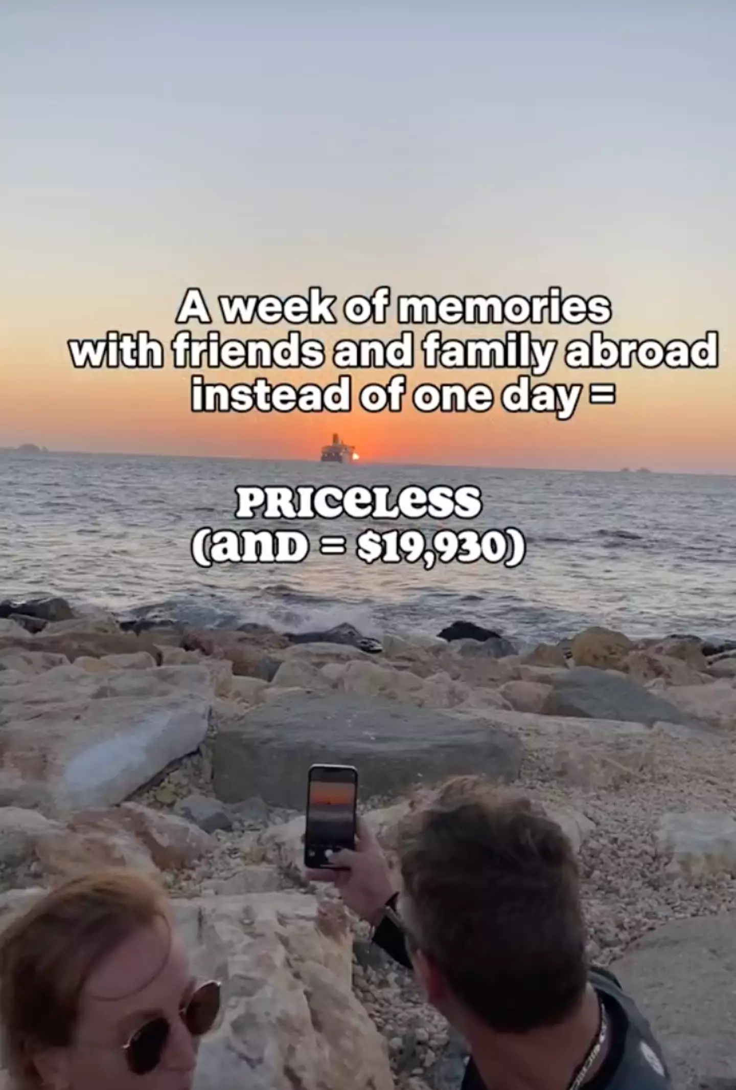 Natasha called the experience 'priceless'.