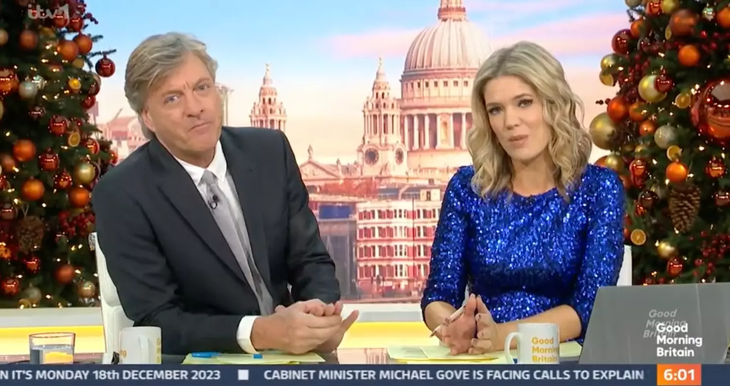 Richard Madeley and Charlotte Hawkins shared a tribute to Kate Garraway and her husband, Derek Draper.
