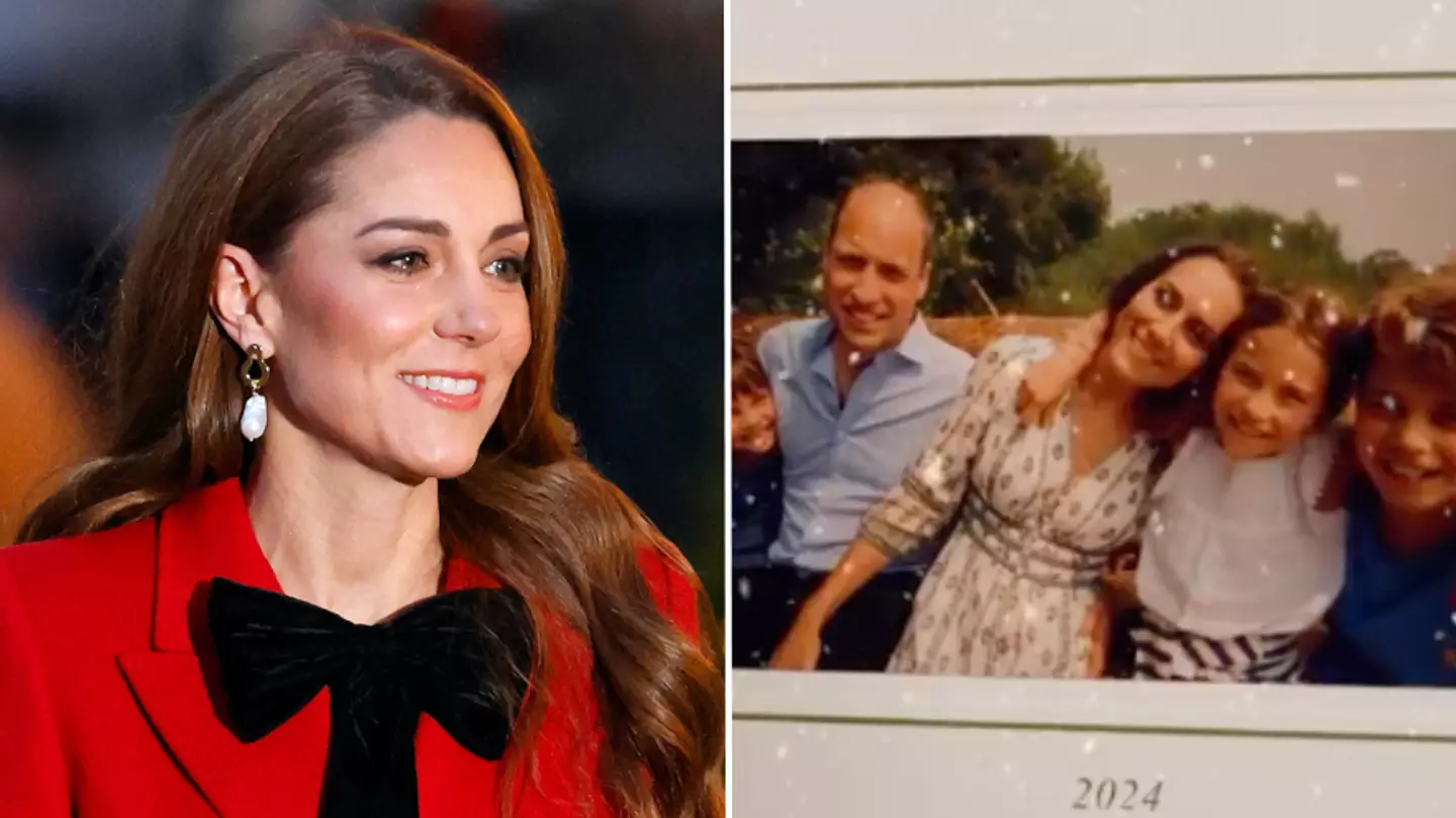 Body language expert reveals key message Kate Middleton is sending through Christmas card