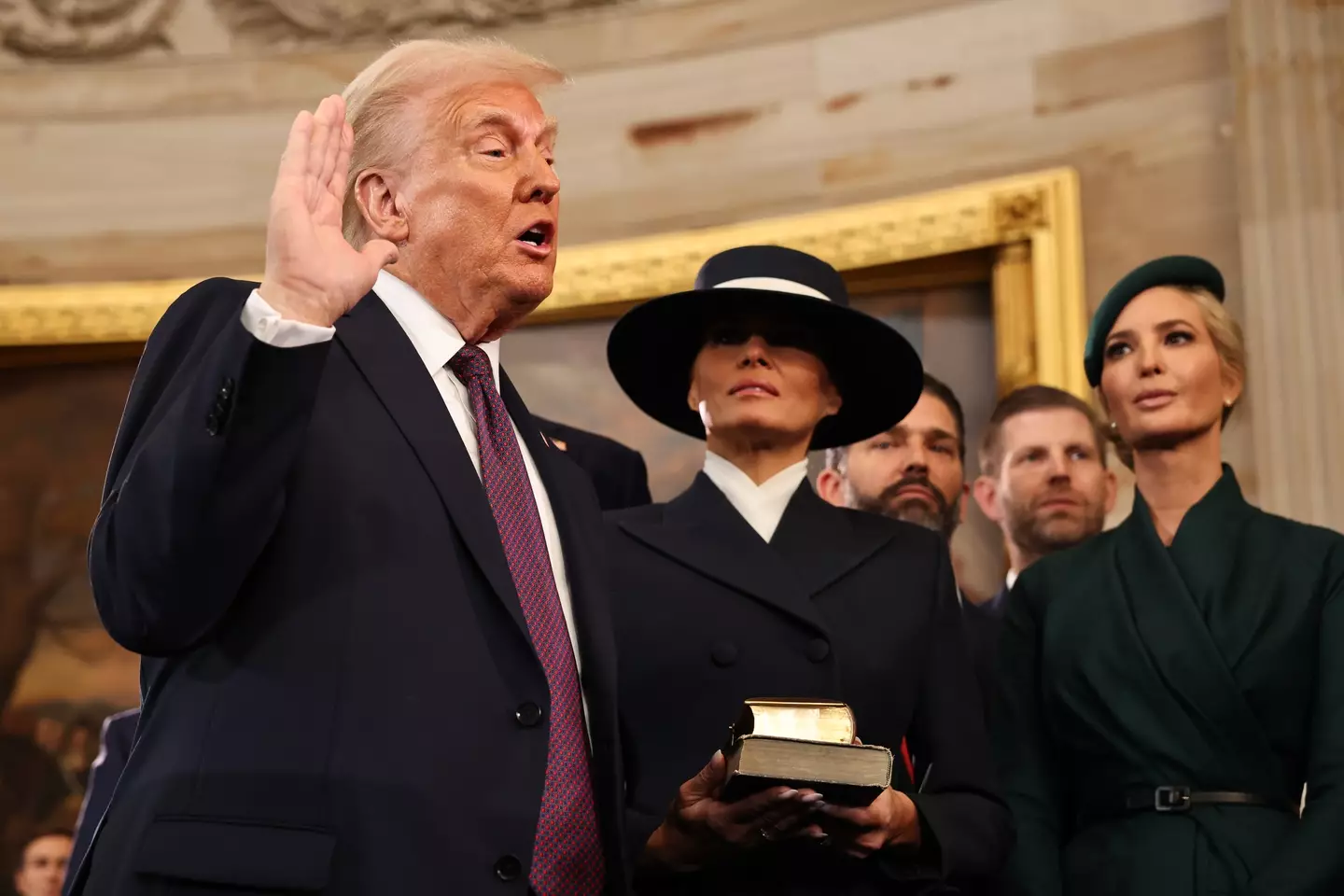 Trump has now been sworn in as president (Chip Somodevilla/Getty Images)