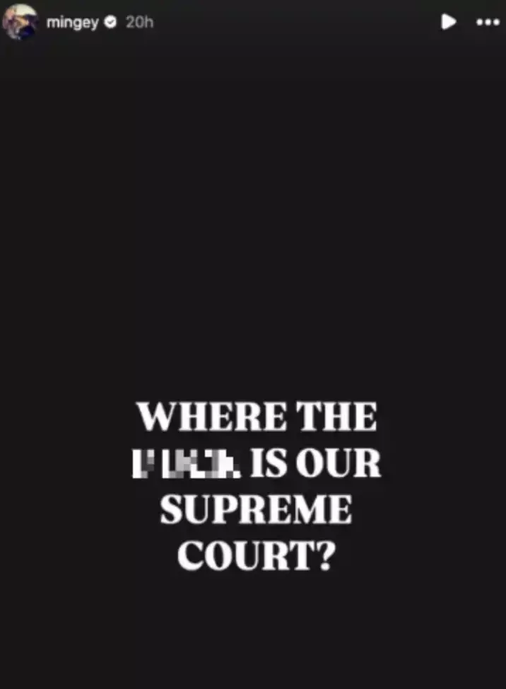 Amanda Seyfried shared a seven-word statement (Instagram/@mingey)