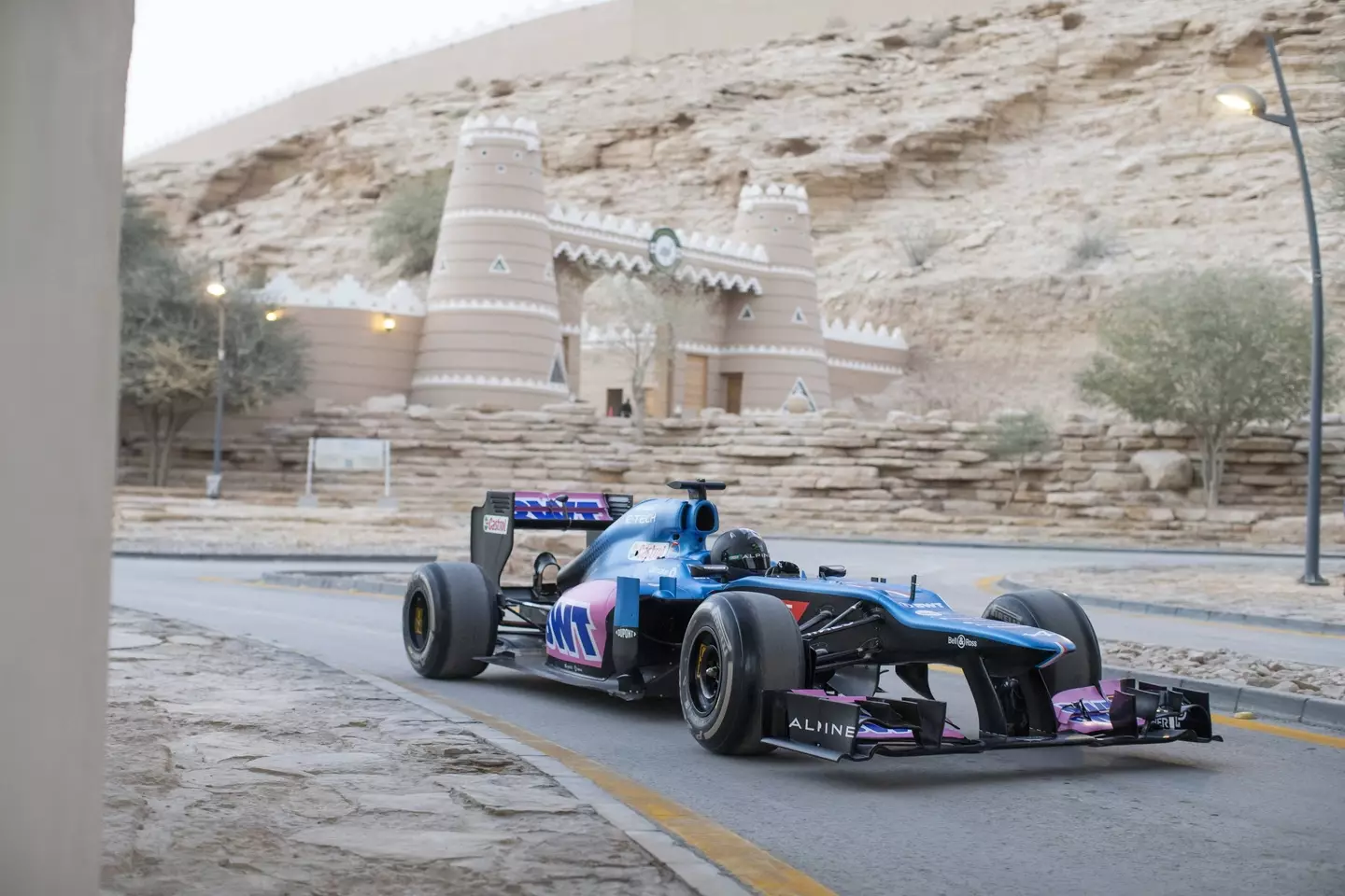 In 2022, F1 academy driver Abbi Pulling, 20, was invited by Saudi to take part in a demonstration, which showcased that 'anyone with enough drive' can follow their dreams.