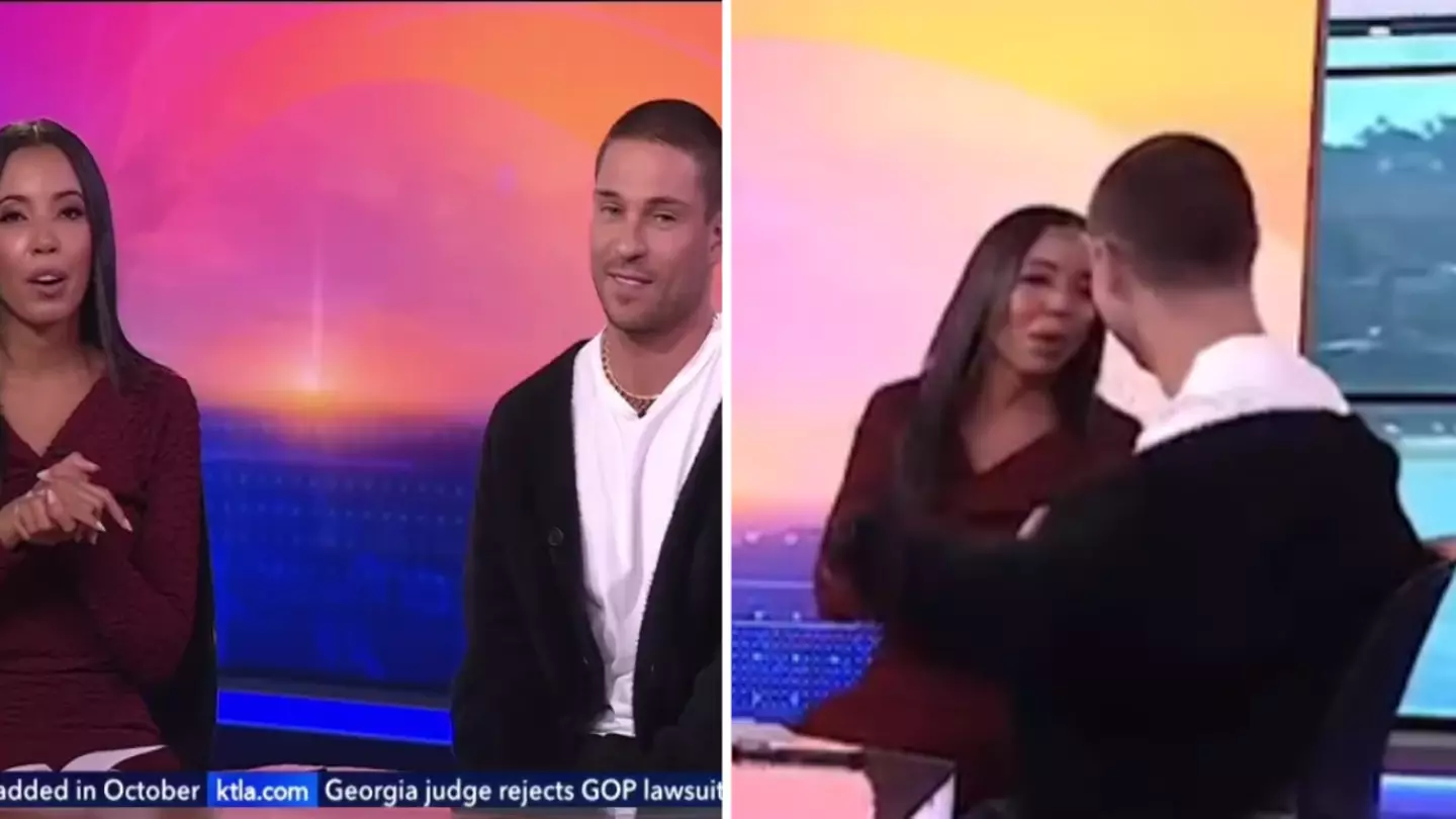 Joey Essex flirts with American TV host in extremely awkward interview