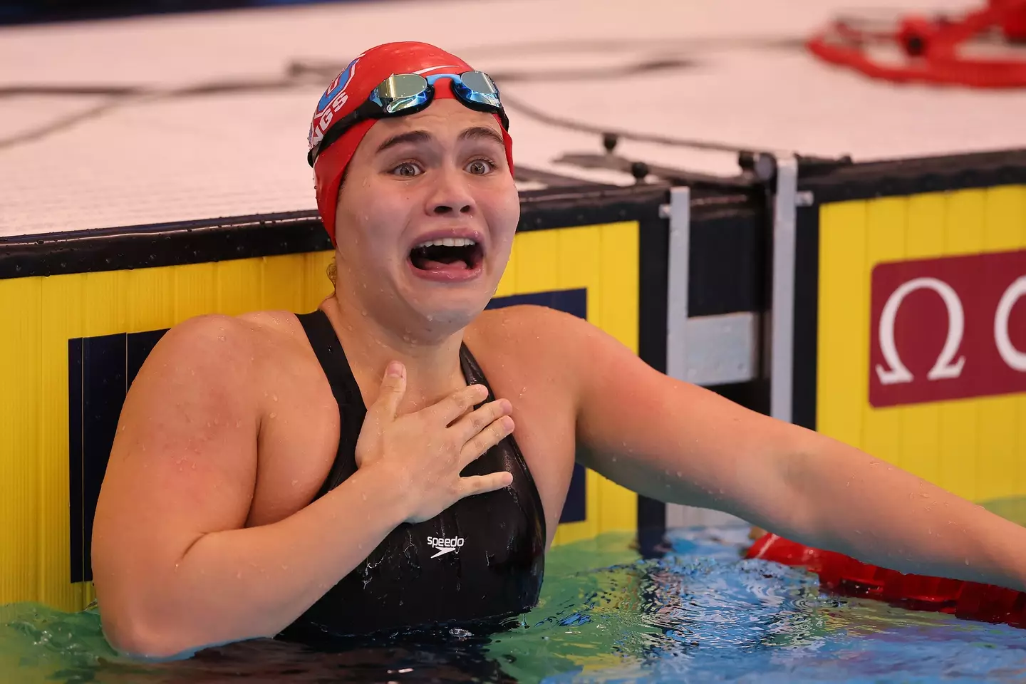 The swimmer failed to qualify for the semi-finals in the Women's 100m Butterfly. (Michael Reaves/Getty Images)
