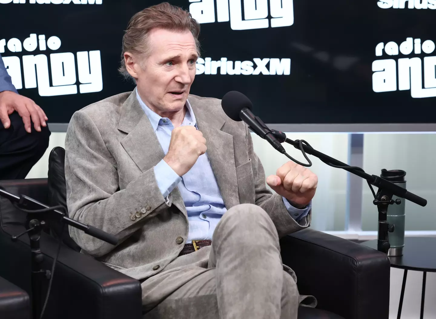 Neeson's team shut down 'anti-vax' allegations (Cindy Ord/Getty Images for SiriusXM)