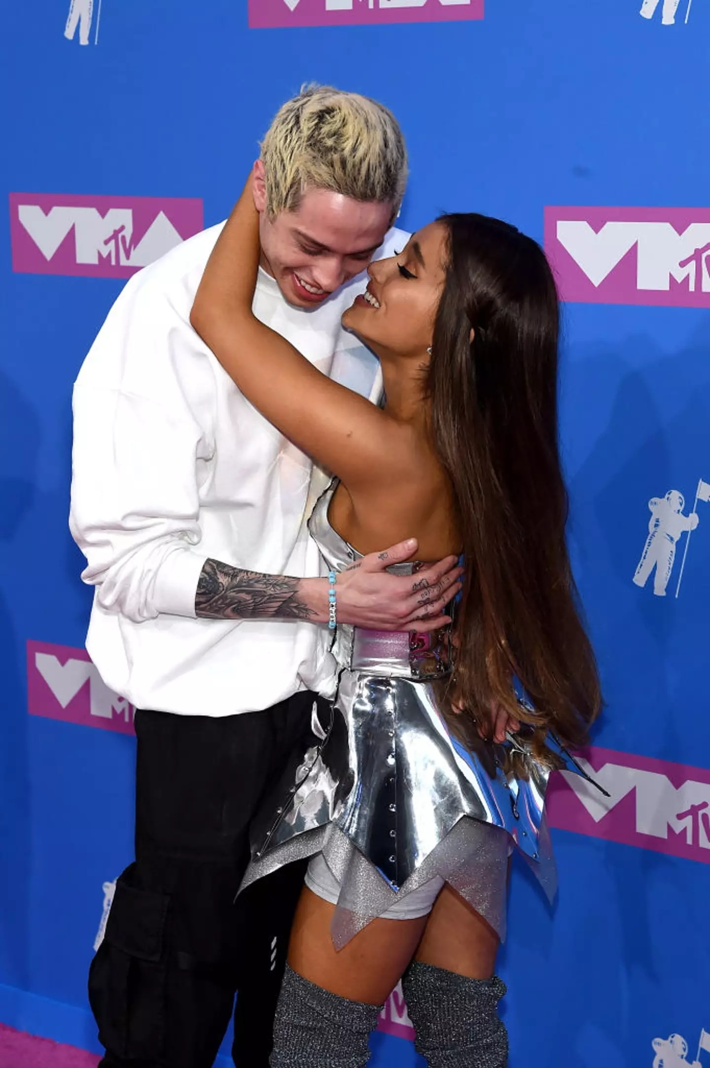 Pete Davidson and Ariana Grande were engaged for four months in 2018 (Jamie McCarthy / Staff / Getty Images)