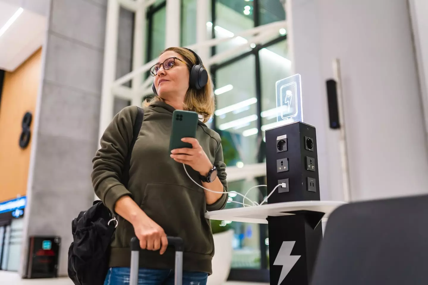 Plugging your phone into an airport USB is not a good idea (Getty Stock Images)