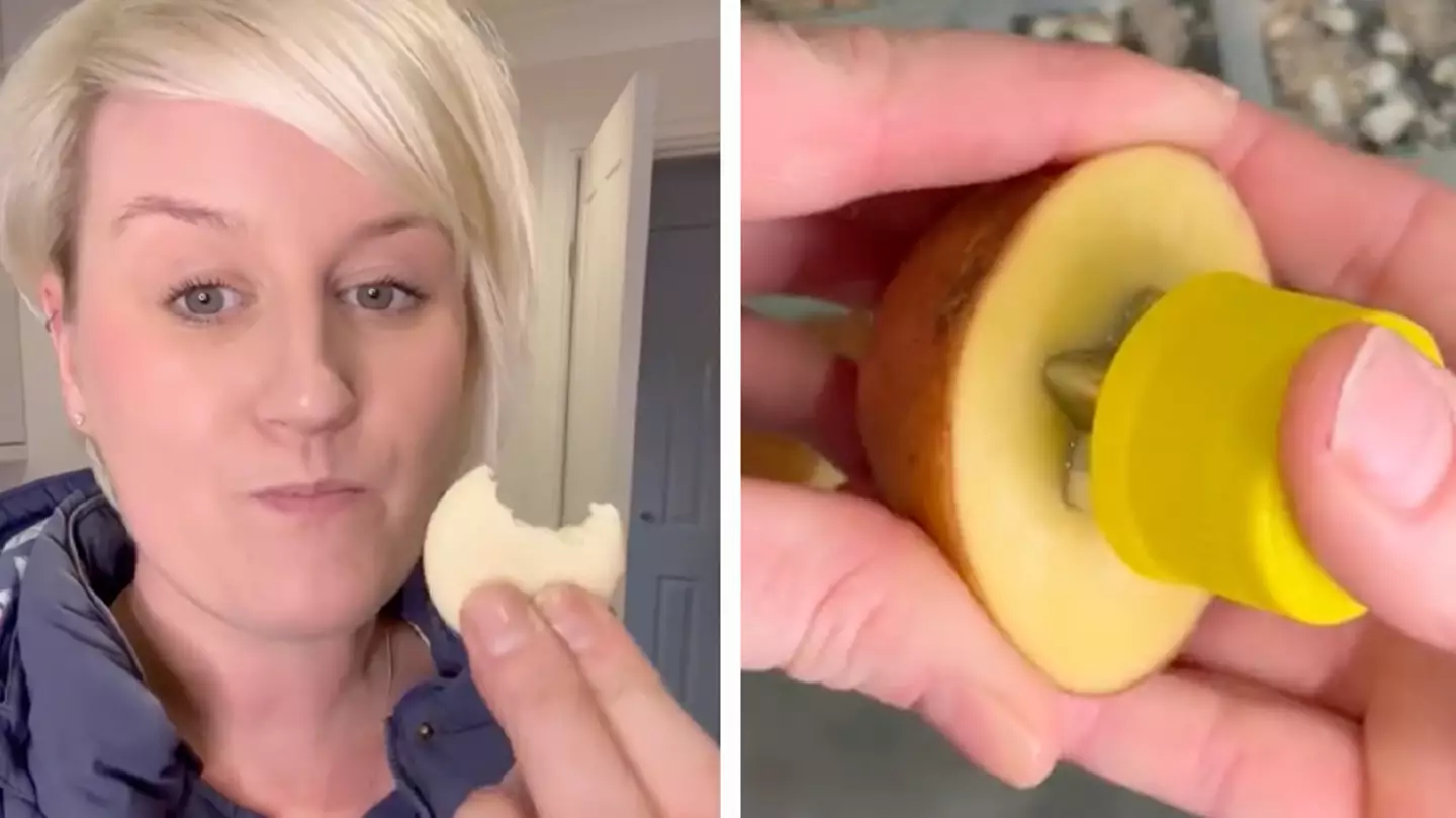 Mum has genius way of 'upgrading' letters to Santa using a potato and a Babybel