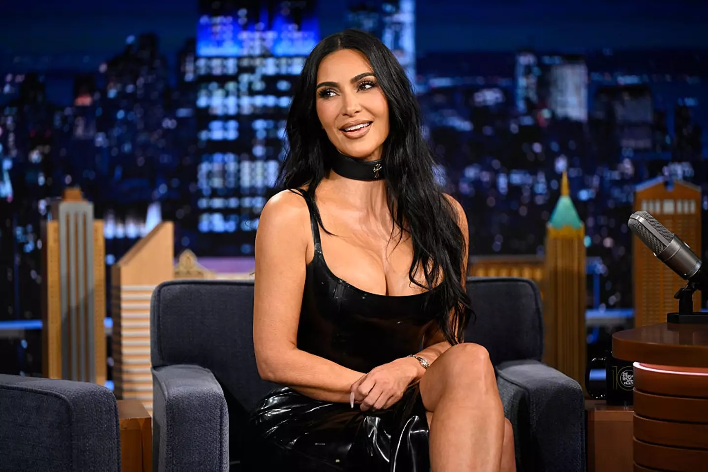 Kim Kardashian shared a peek of her tattoo on Wednesday (NBC/Getty Images)
