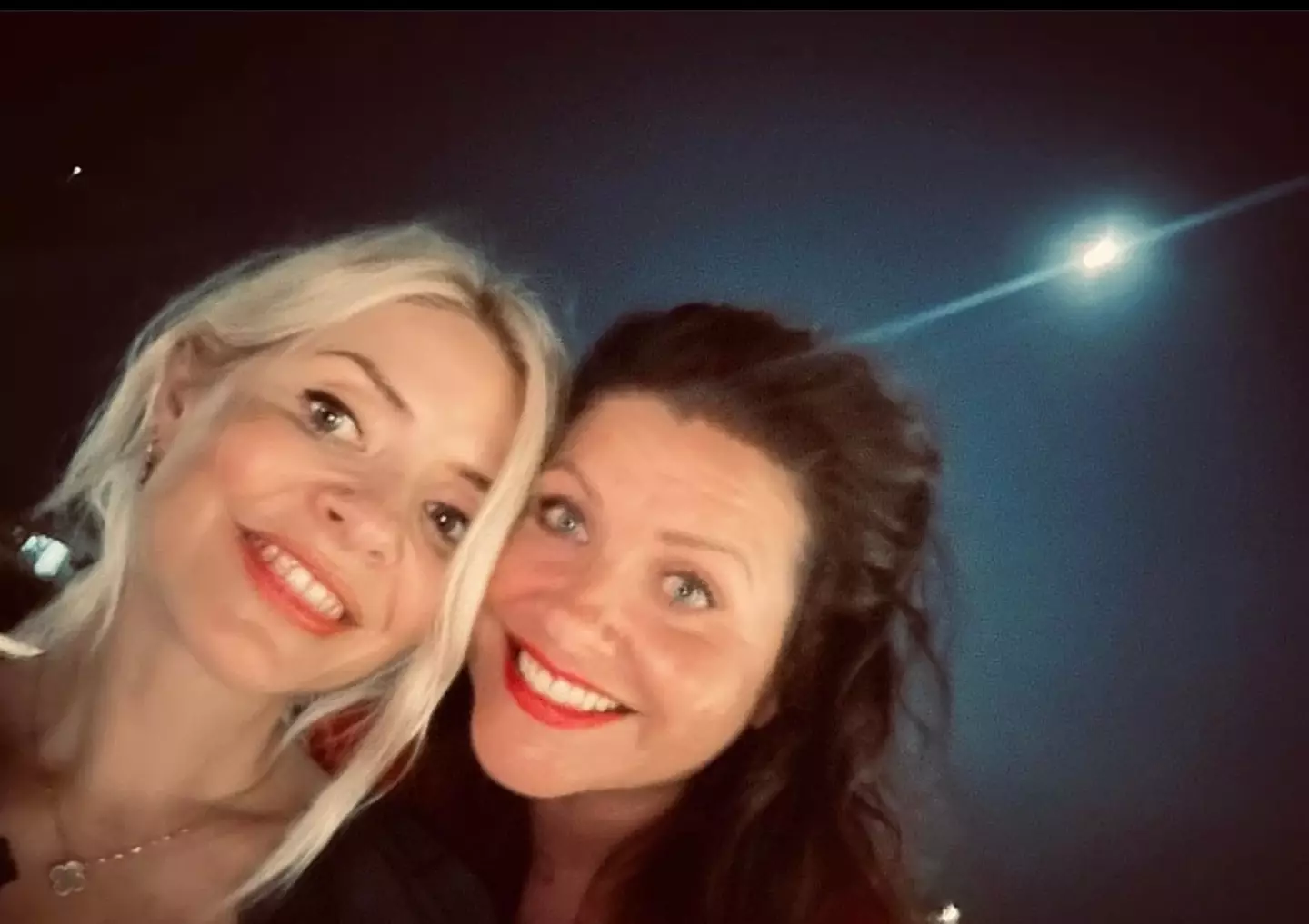 Holly Willoughby and her sister, Kelly.