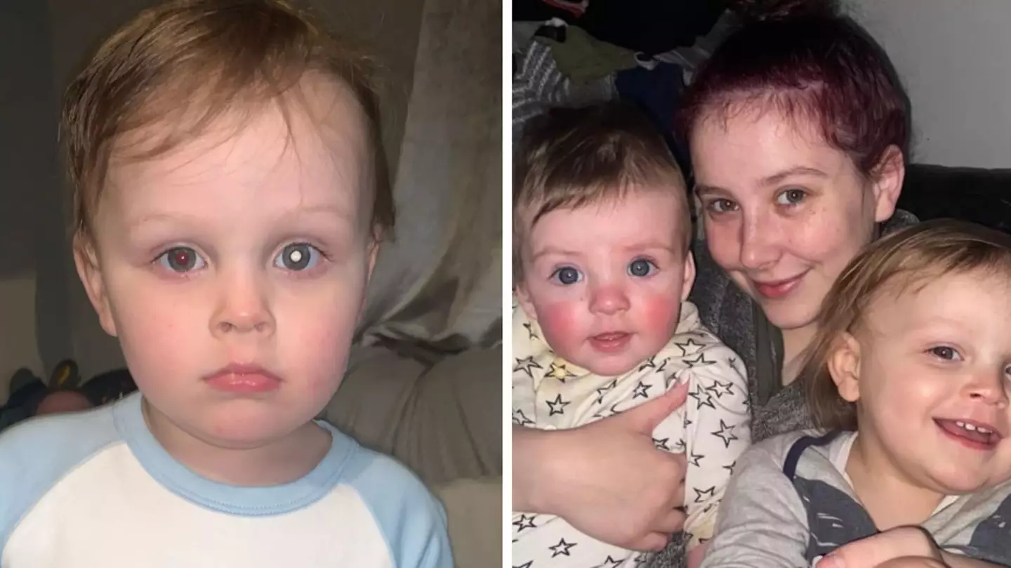 Mum reveals white 'glow' in son's eye 'hid deadly secret'