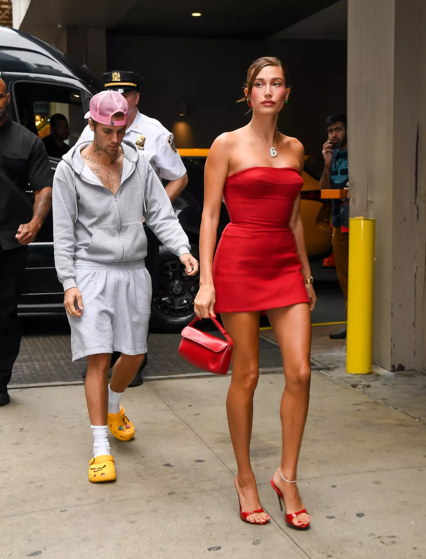 Justin and Hailey Bieber stepped out for a glitzy do.