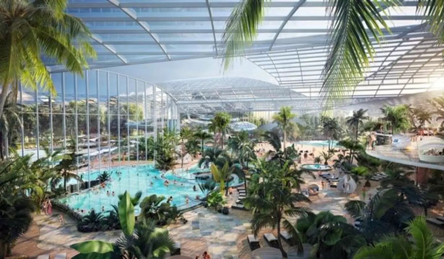 Therme Manchester will be the size of 19 football pitches.