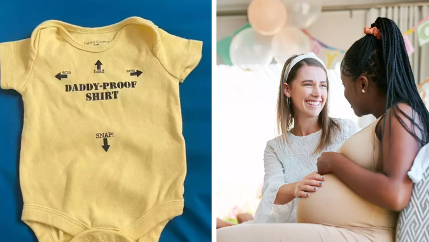 Mum-to-be outraged by 'offensive' gift husband received at baby shower