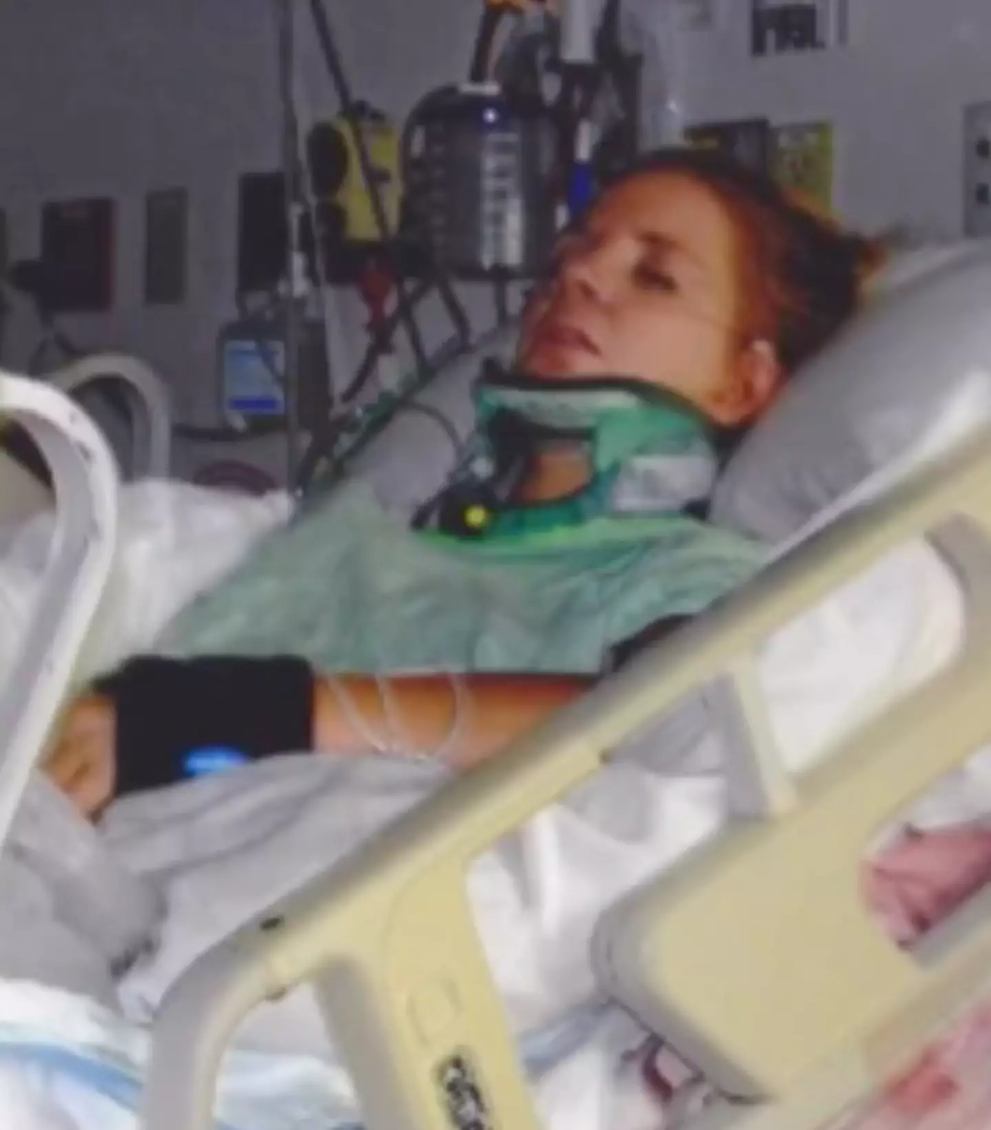 Rachelle 'knew almost instantly' that she was paralysed after landing 'headfirst' in the shallow end of the pool.