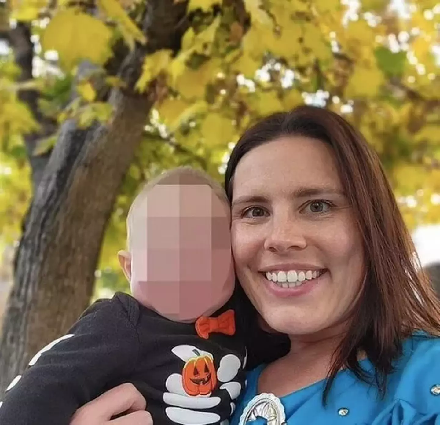 The couple's two-year-old was bitten in the face.