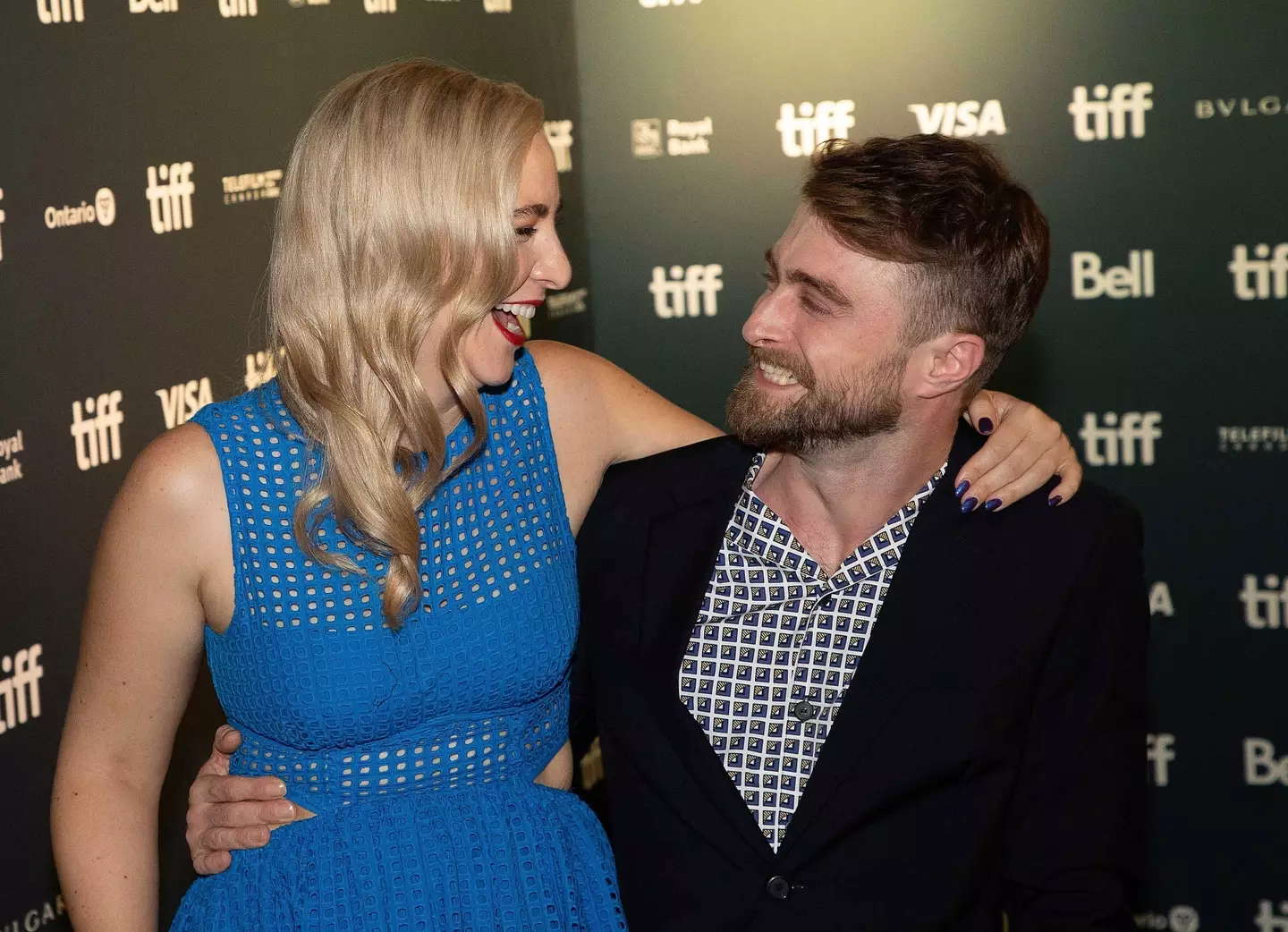 Daniel Radcliffe and Erin Darke at the 2022 Toronto International Film Festival.