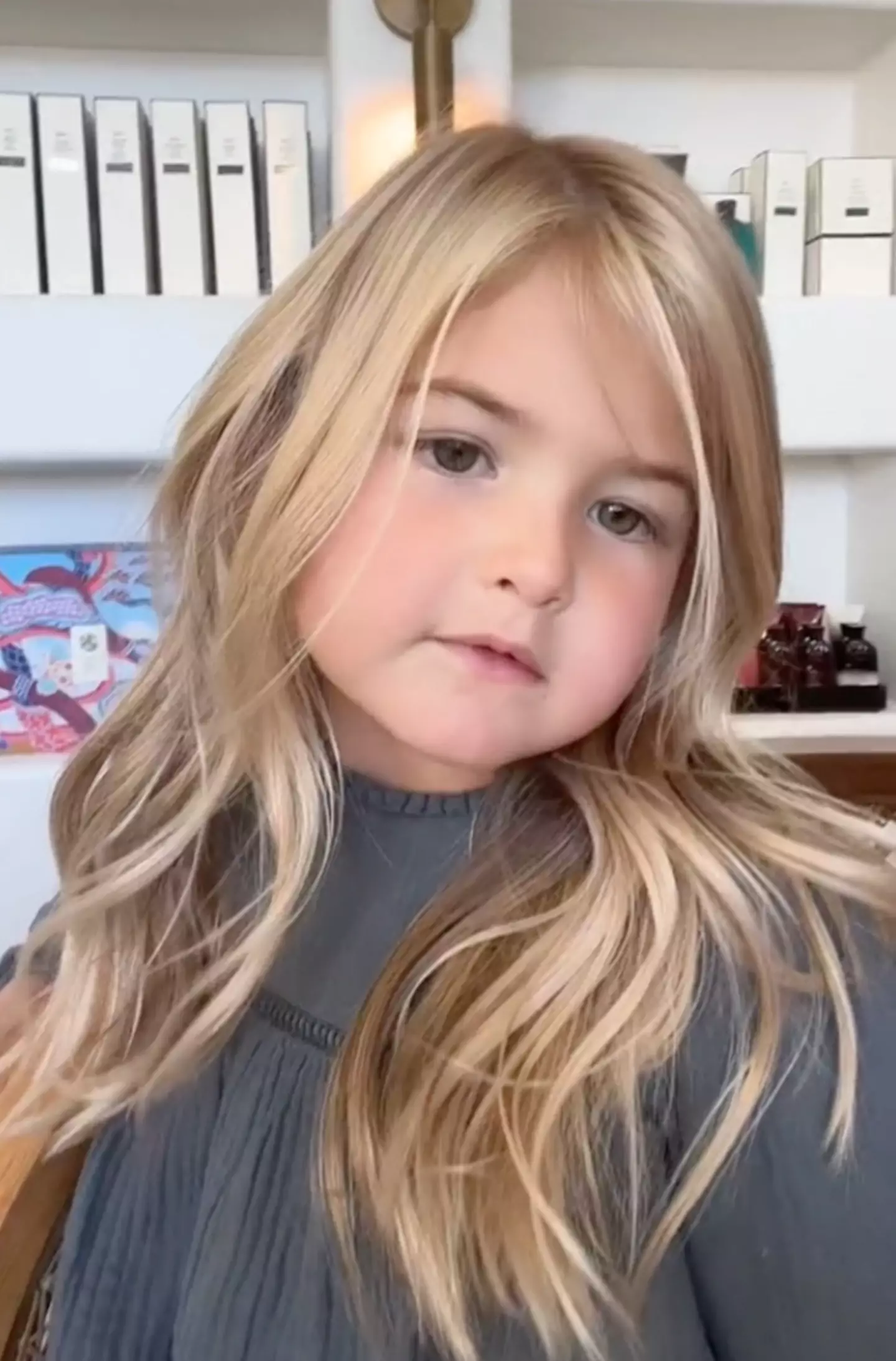 Maude missed school to have her hair dyed.