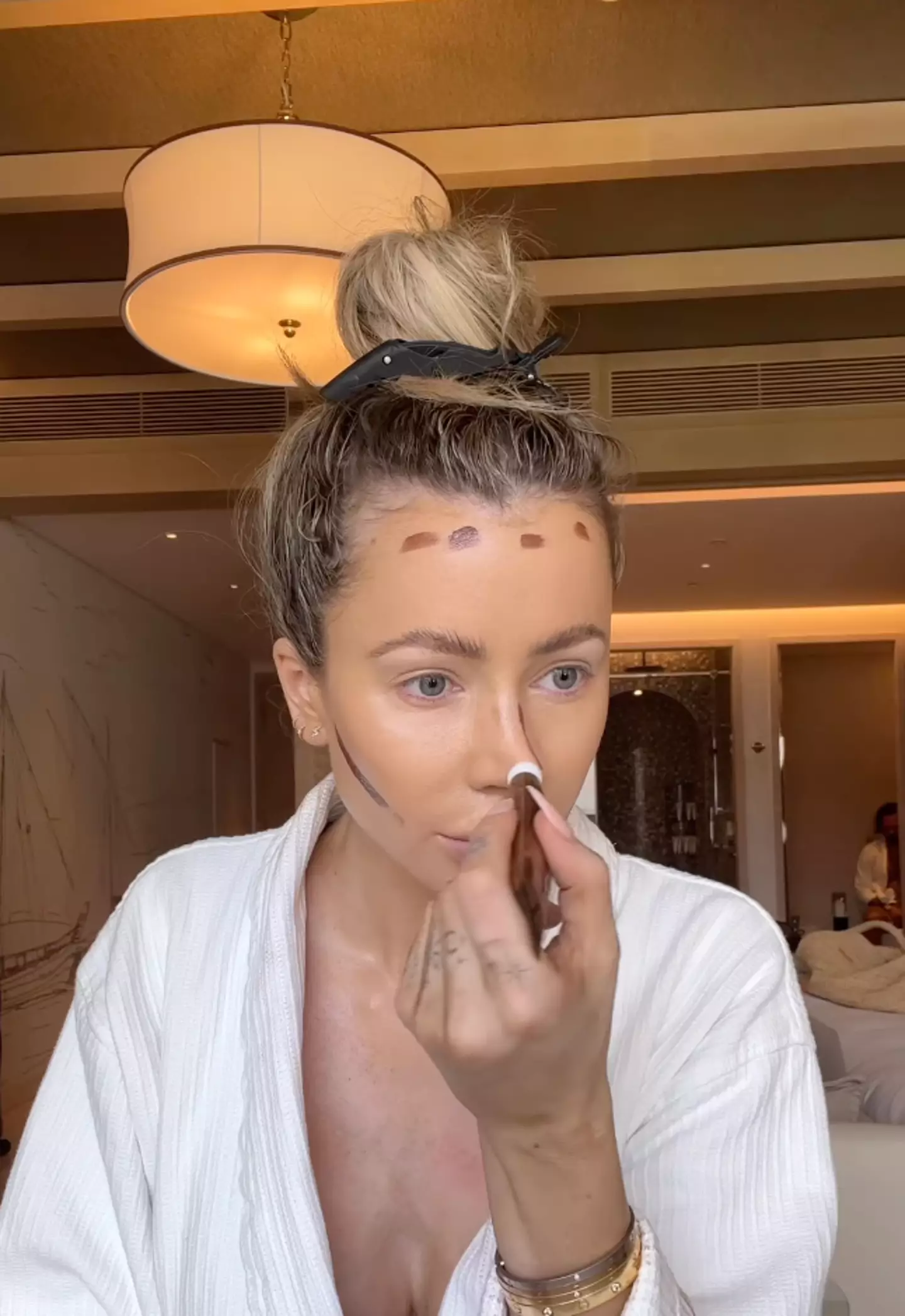 Olivia Attwood shared a 'Get Ready with Me' make-up video with her followers.