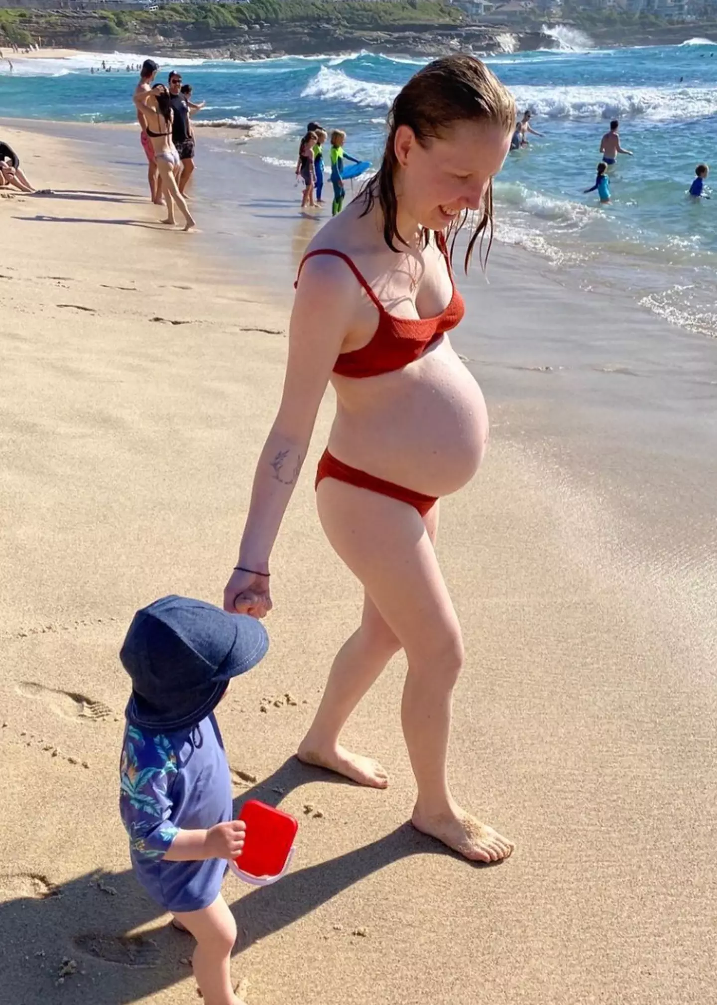 Silje was already mum to a toddler.