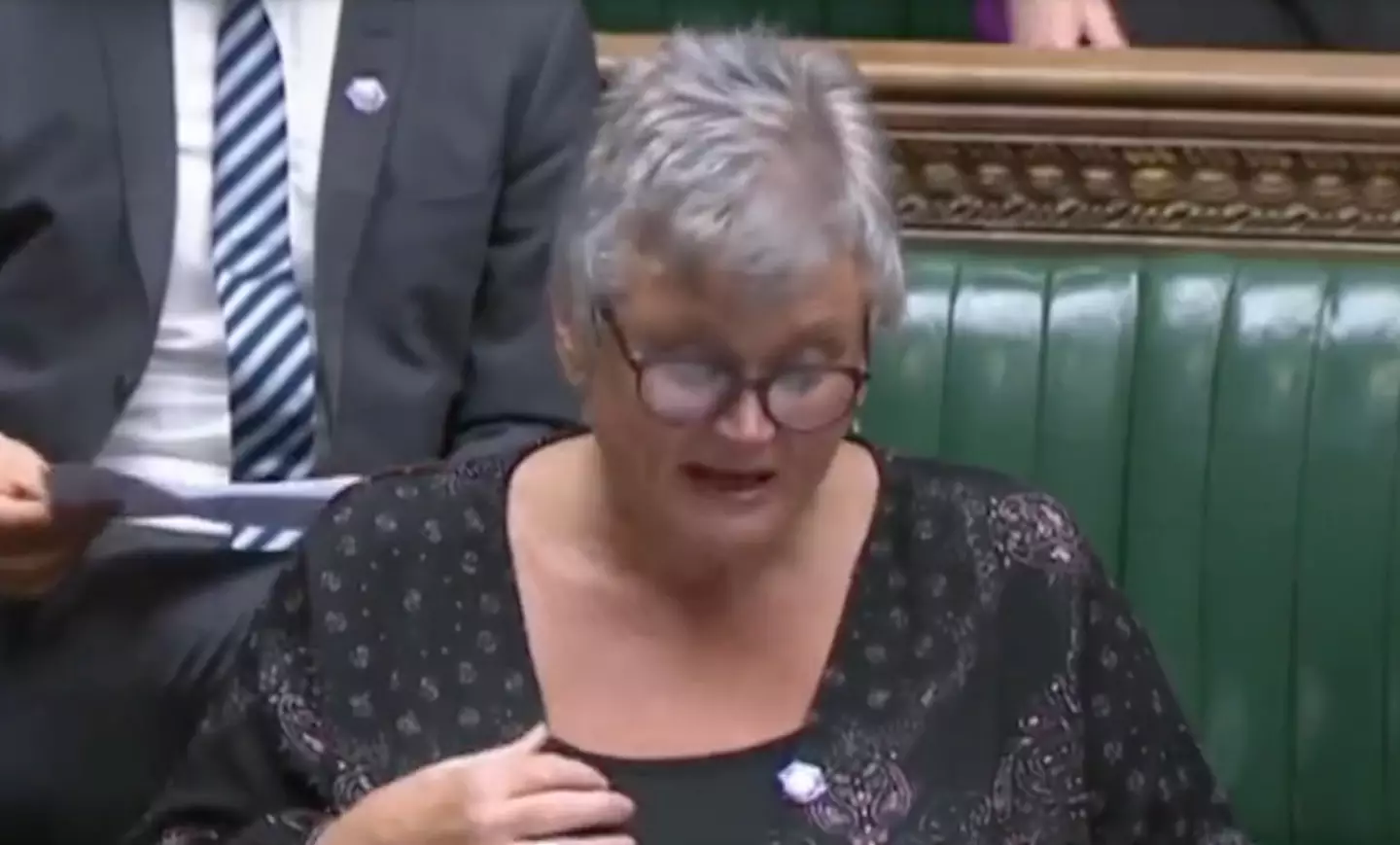 Carolyn discussed the bill in parliament (