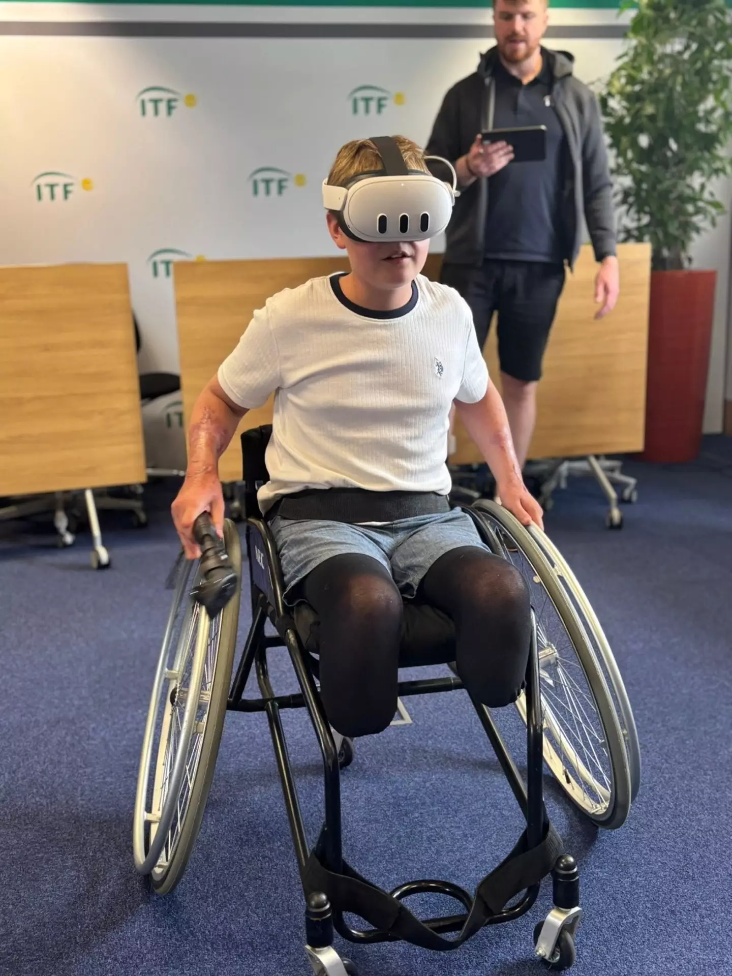 Austin is now on the road to recovery and is excited about the future (SWNS)