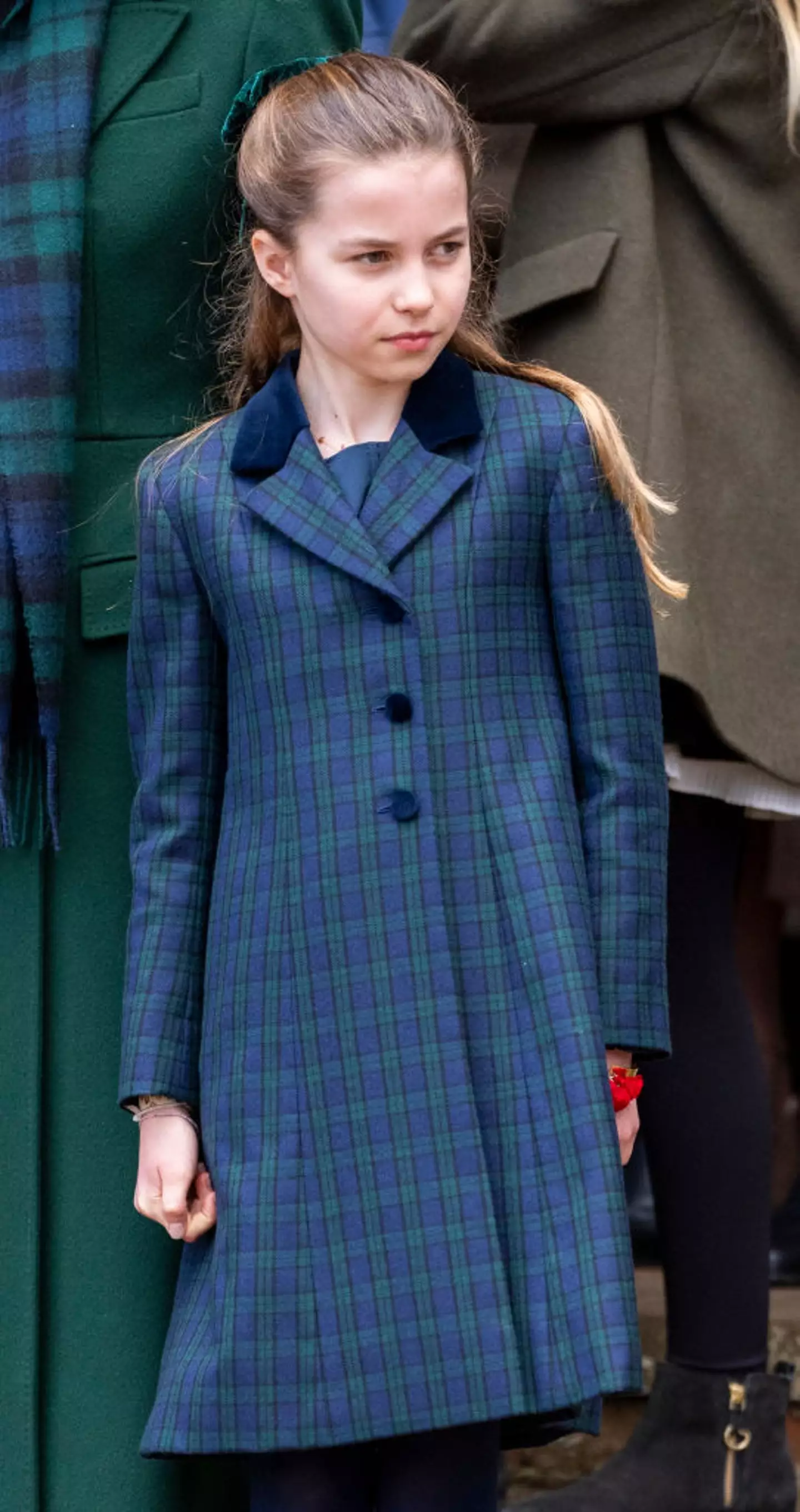 People can't believe how much Princess Charlotte looks like her mum, Kate Middleton (Mark Cuthbert/UK Press via Getty Images)