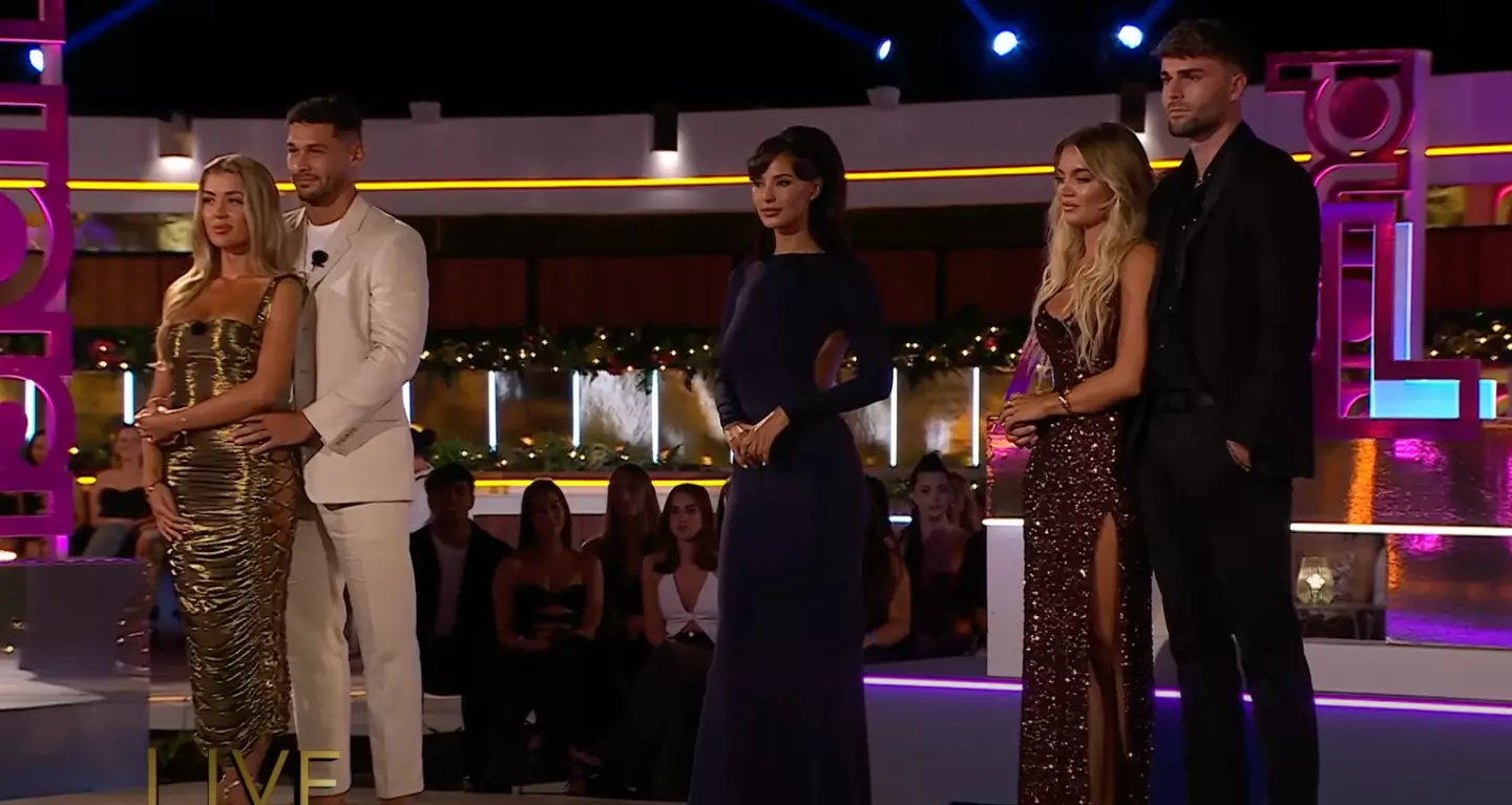 Jess and Callum placed as runners up behind Molly and Tom. (ITV)